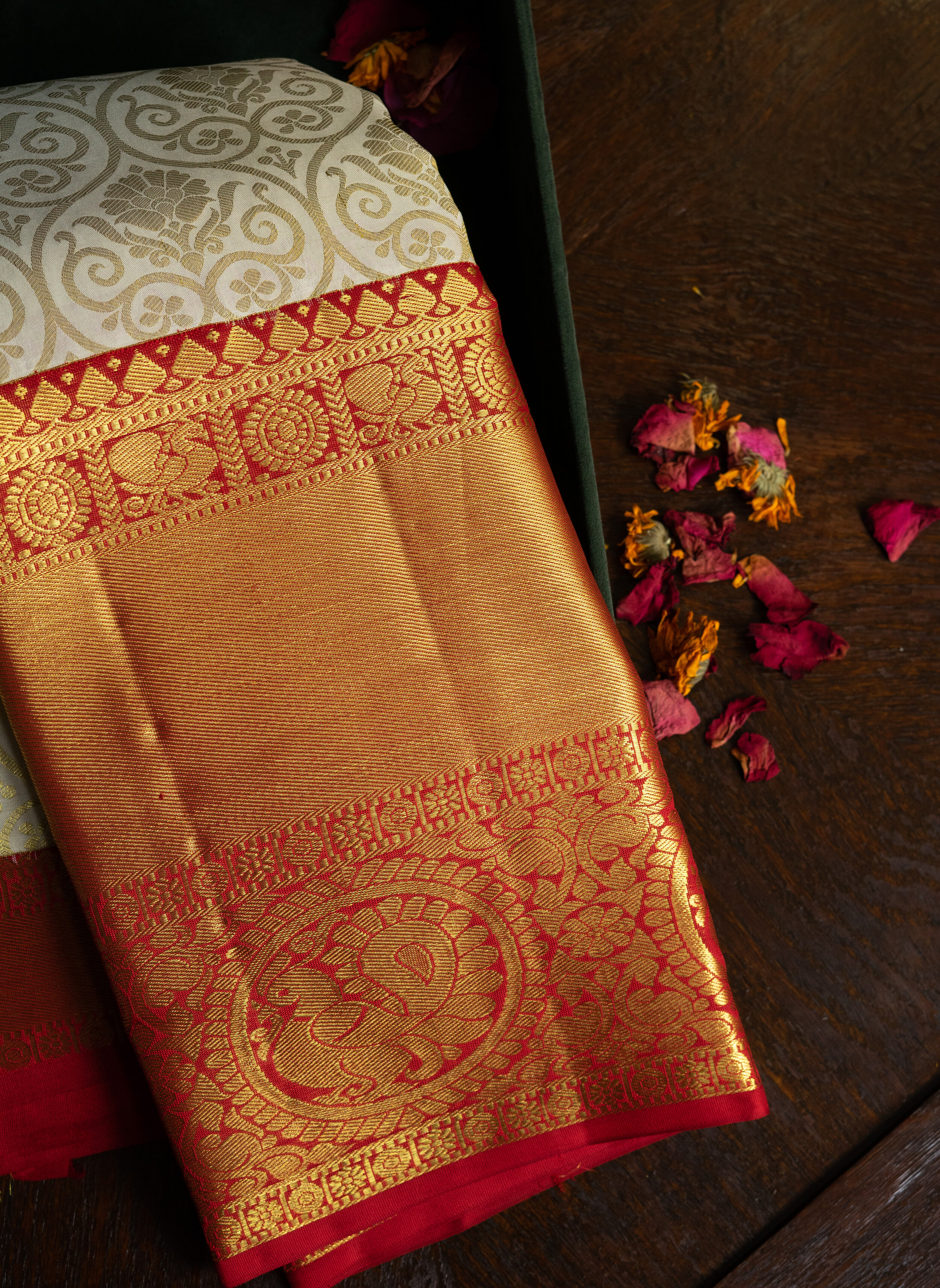 Natural Beige Tussar Silk Saree with Striped Pallu – Chanchal-Bringing Art  to Life