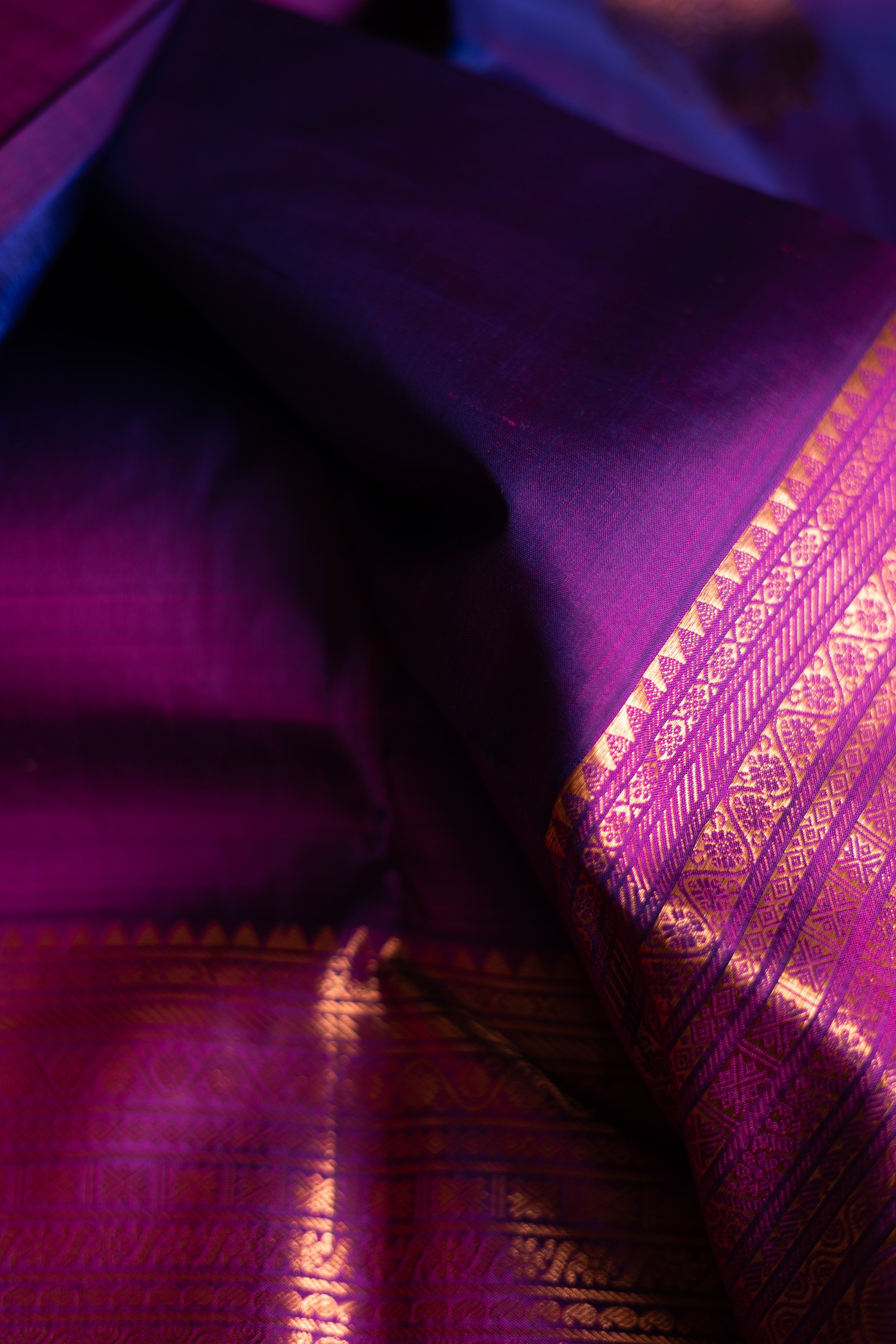 Buy Purple Colour Kanchipuram Silk Saree Bollywood Style Saree Online in  India - Etsy | Wedding saree indian, Bridal saree, Bridal silk saree