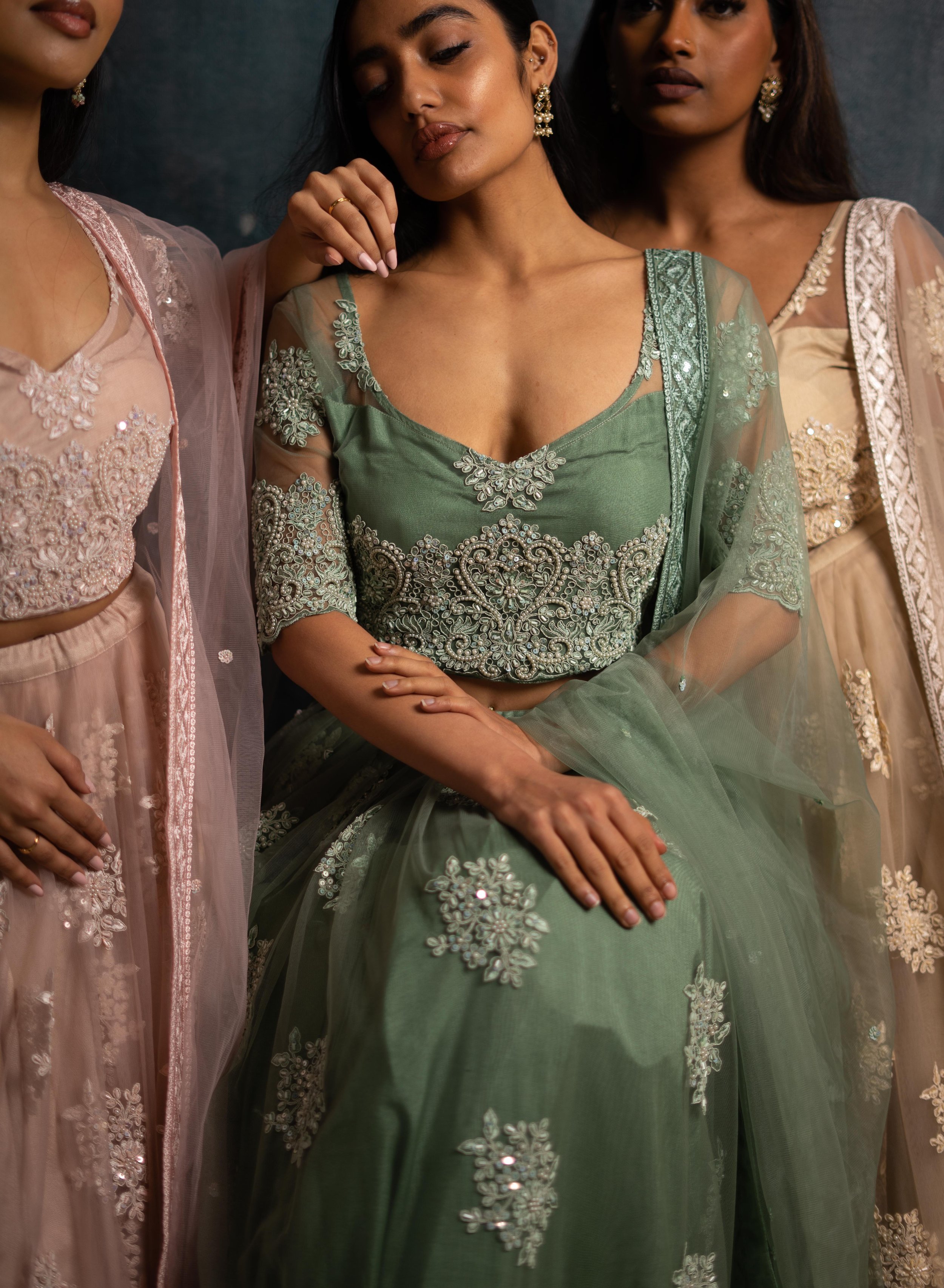 Sanober Azfar | Online Formal Dress in karachi | Formal Dress Brands in  Pakistan | Ladies fancy dress in karachi | Seafoam Green Lehenga