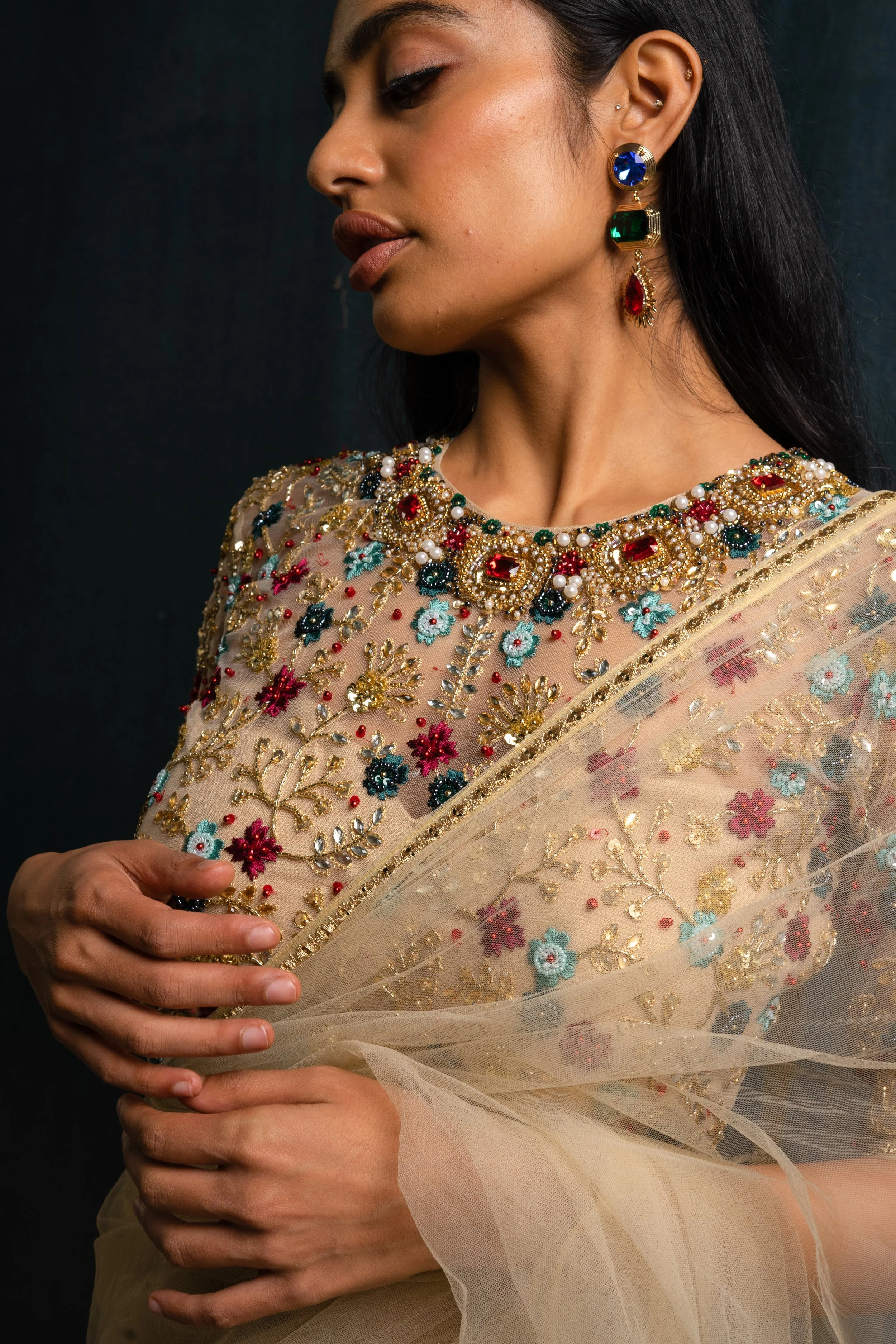 Keira - Lilac Saree main image 1