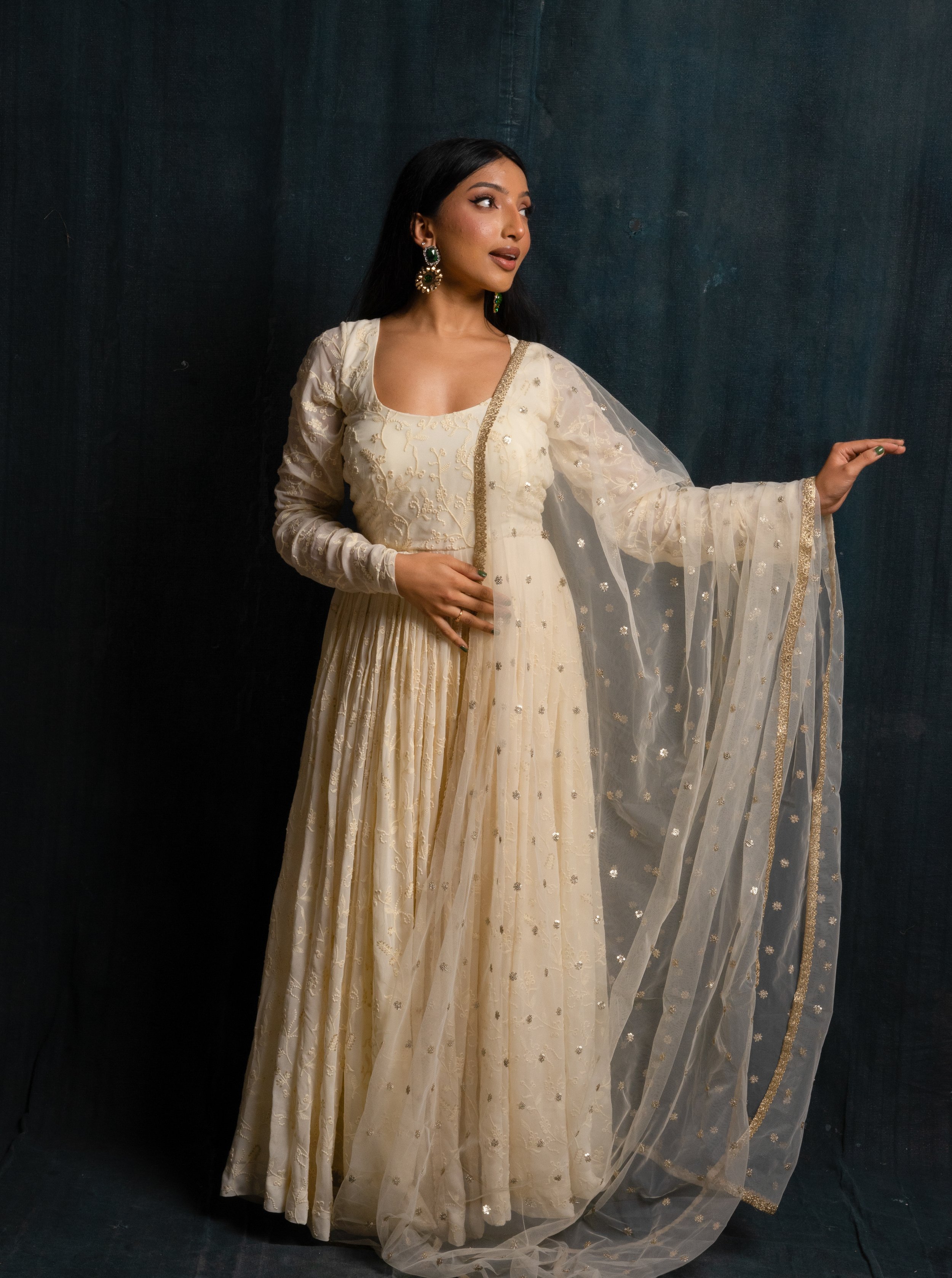 White Anarkali Suits - Latest White Anarkali Dress Online
