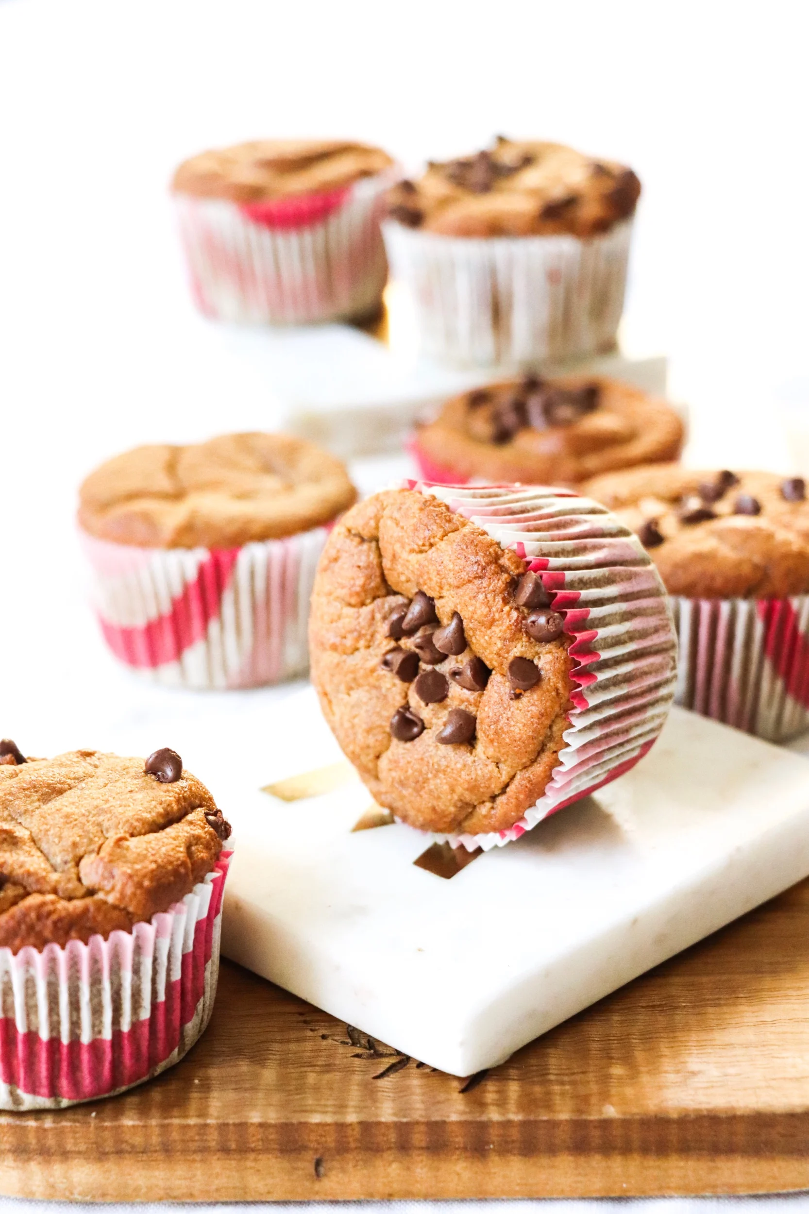 Grain Free Banana Chip Muffins