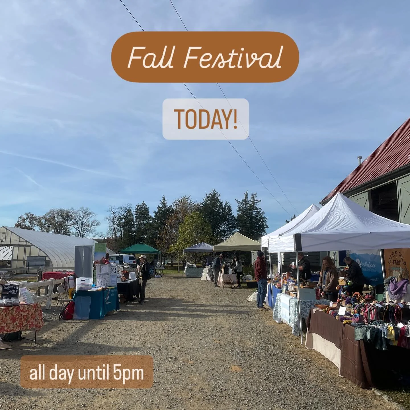 FREE event until 5pm today! Farm activities, music, local food &amp; beer, community craft market, and more.
