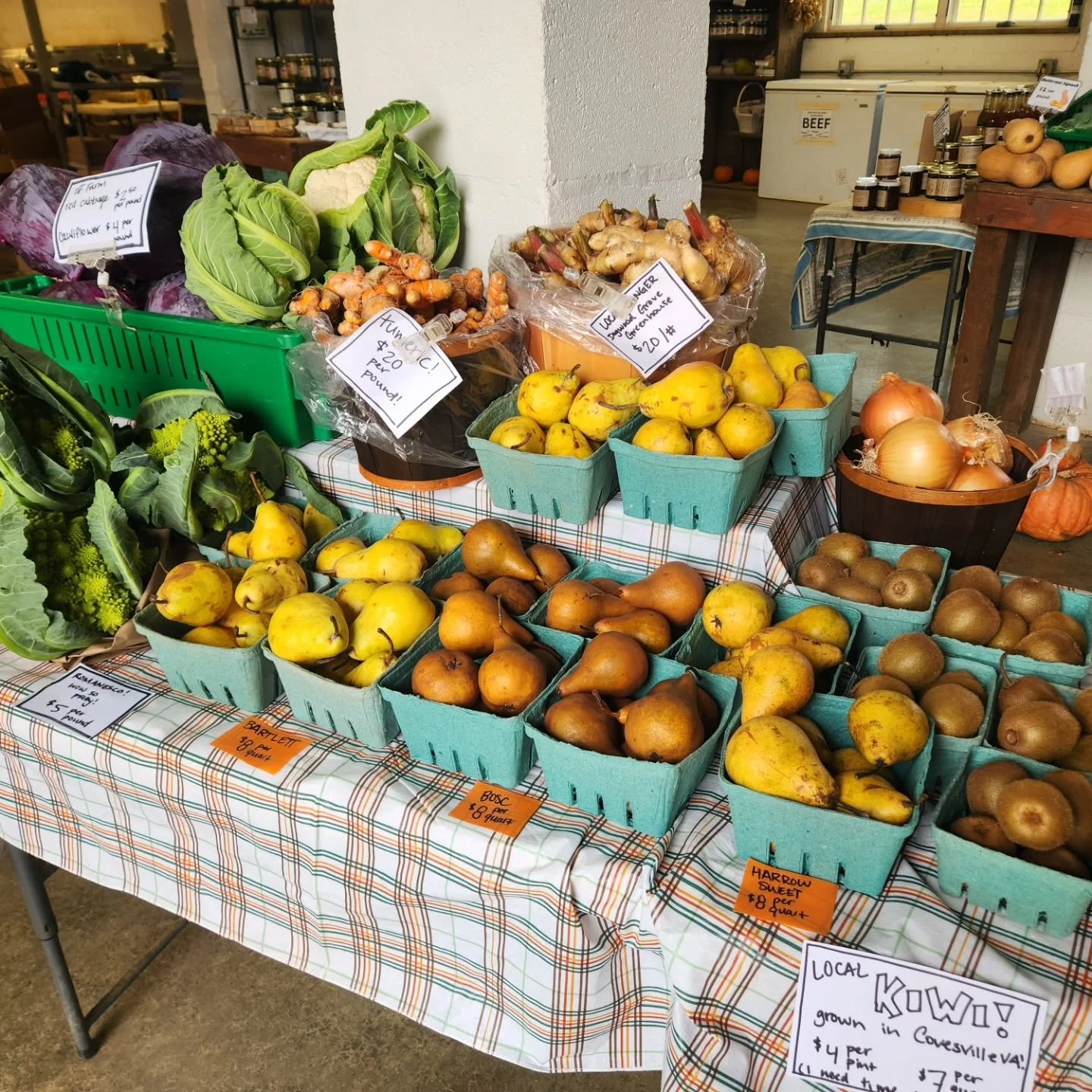 Abundance everywhere you look! So many amazing foods are available for your feast. Shop the Barn Store or IX this weekend or South of the James market if youre in Richmond!