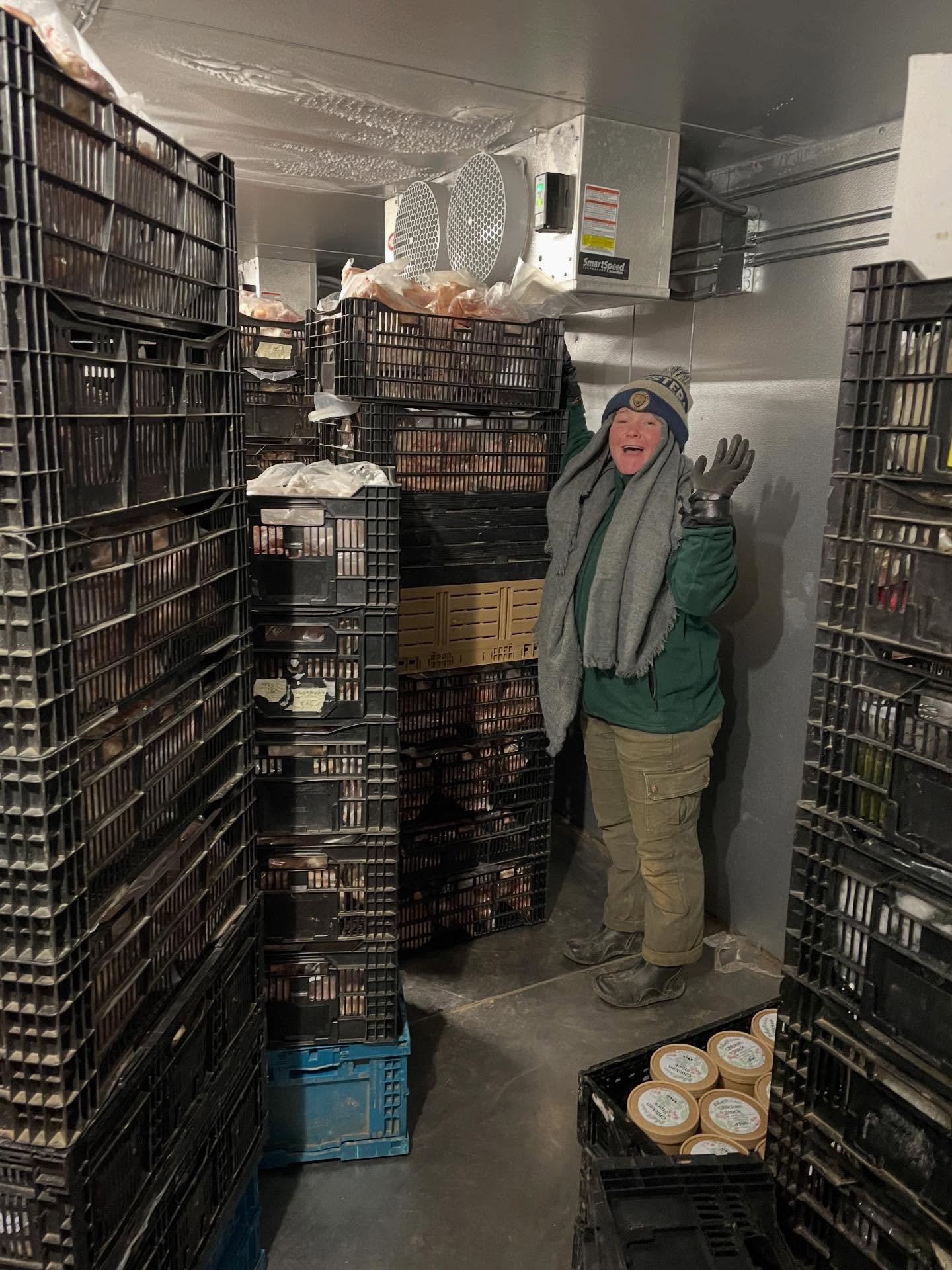 Check out our freezer deals: 4 packs of wings for $38, $25 for 2 packs of leg quarts and $55 for two packs of pork chops and a loin roast. Help us clear out the freezer please!! 

These pics don&rsquo;t do our work justice but hali and Mackenzie spen