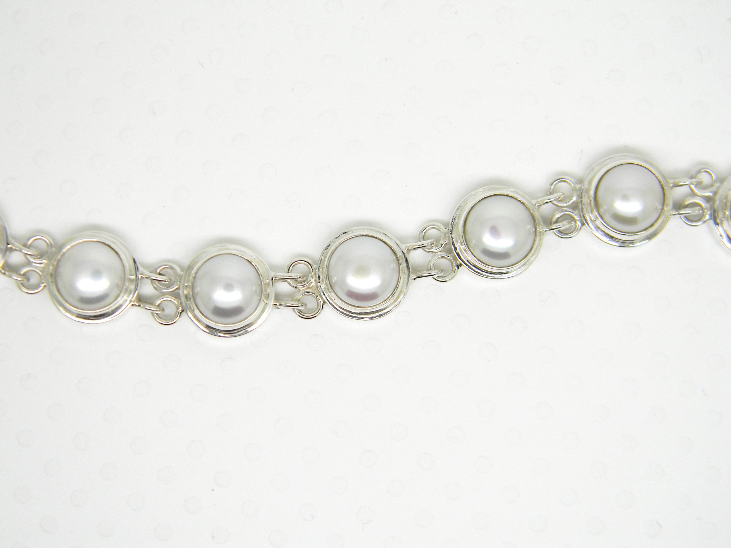 COCOA champagne pearl bracelet - Carrie Whelan Designs