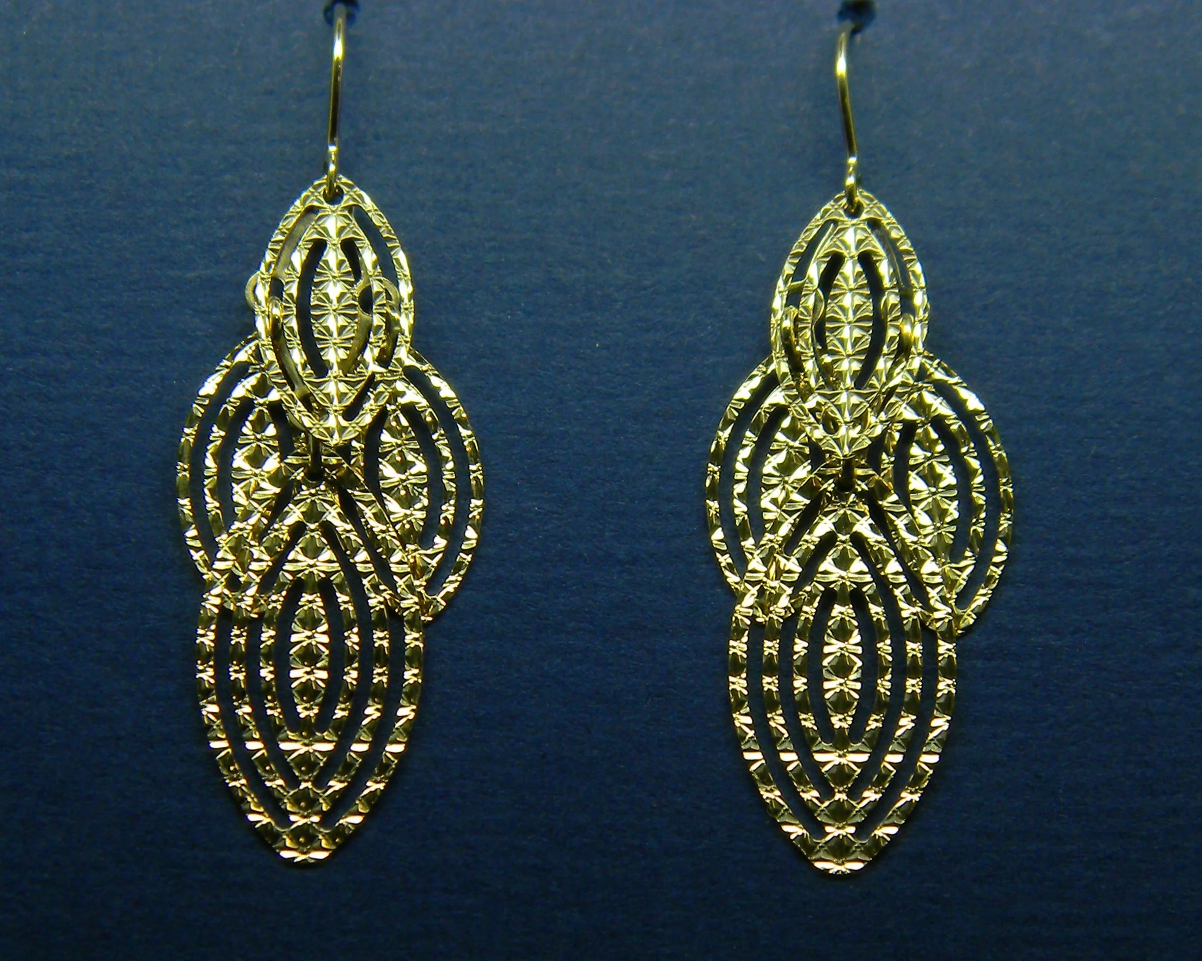Leafy Gold Earrings