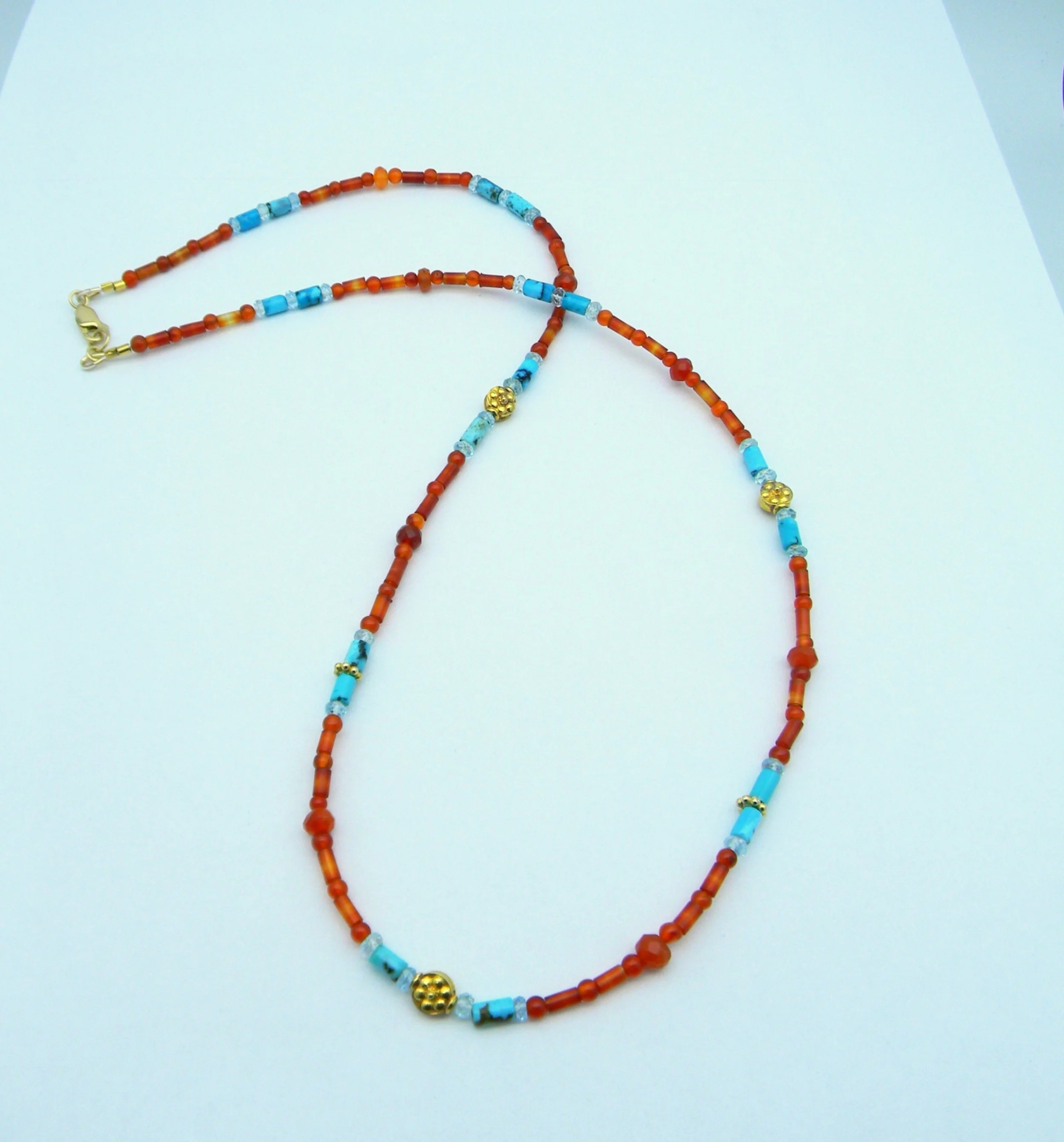 Multi-Colored Beaded Necklace