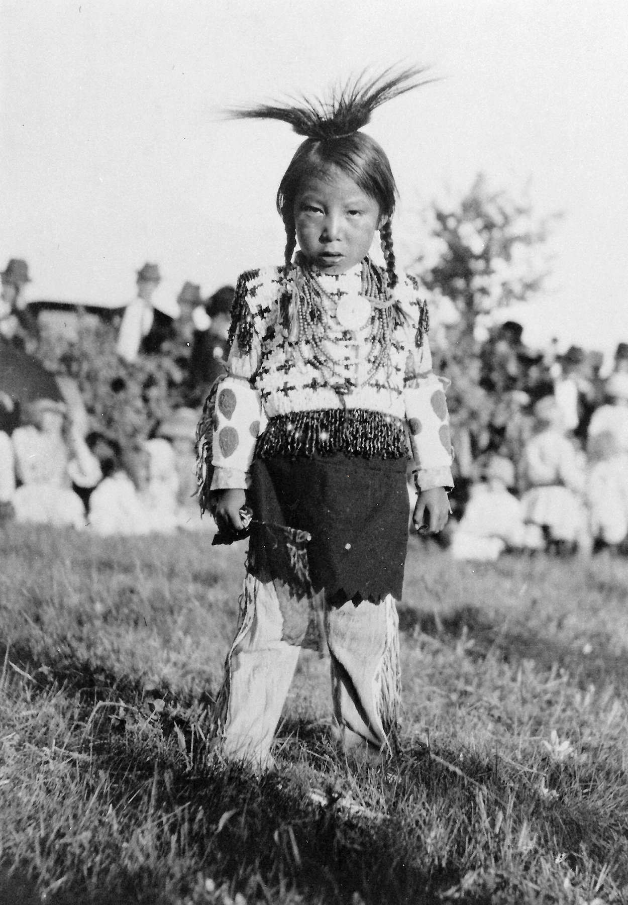 Andrew Little Chief at White Bear Powwow
