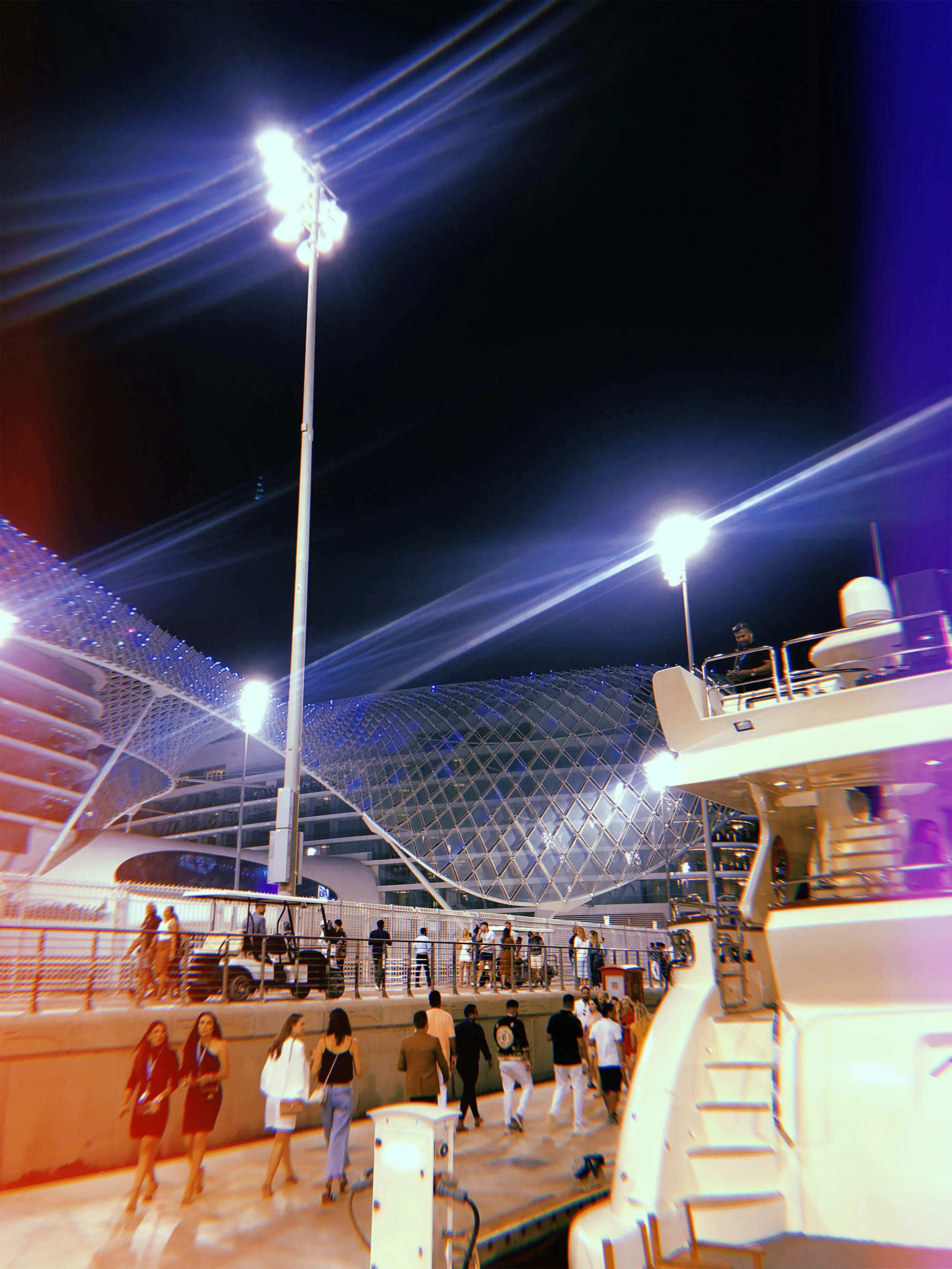 Yas Marina Circuit After Race — Trackside Yacht, Yas Island, Abu Dhabi, UAE. ©LeCircles
