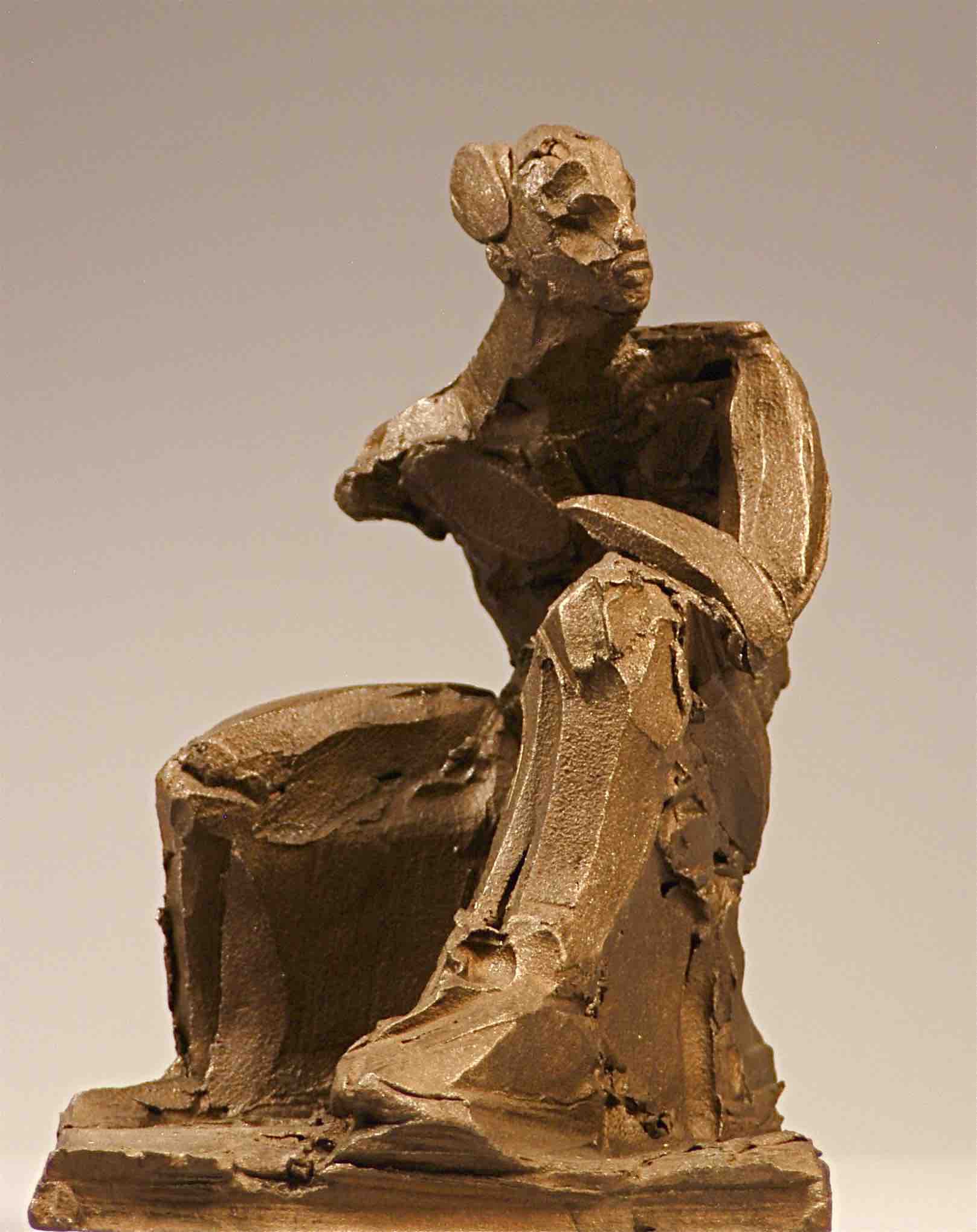 Seated Male Dark Gold
