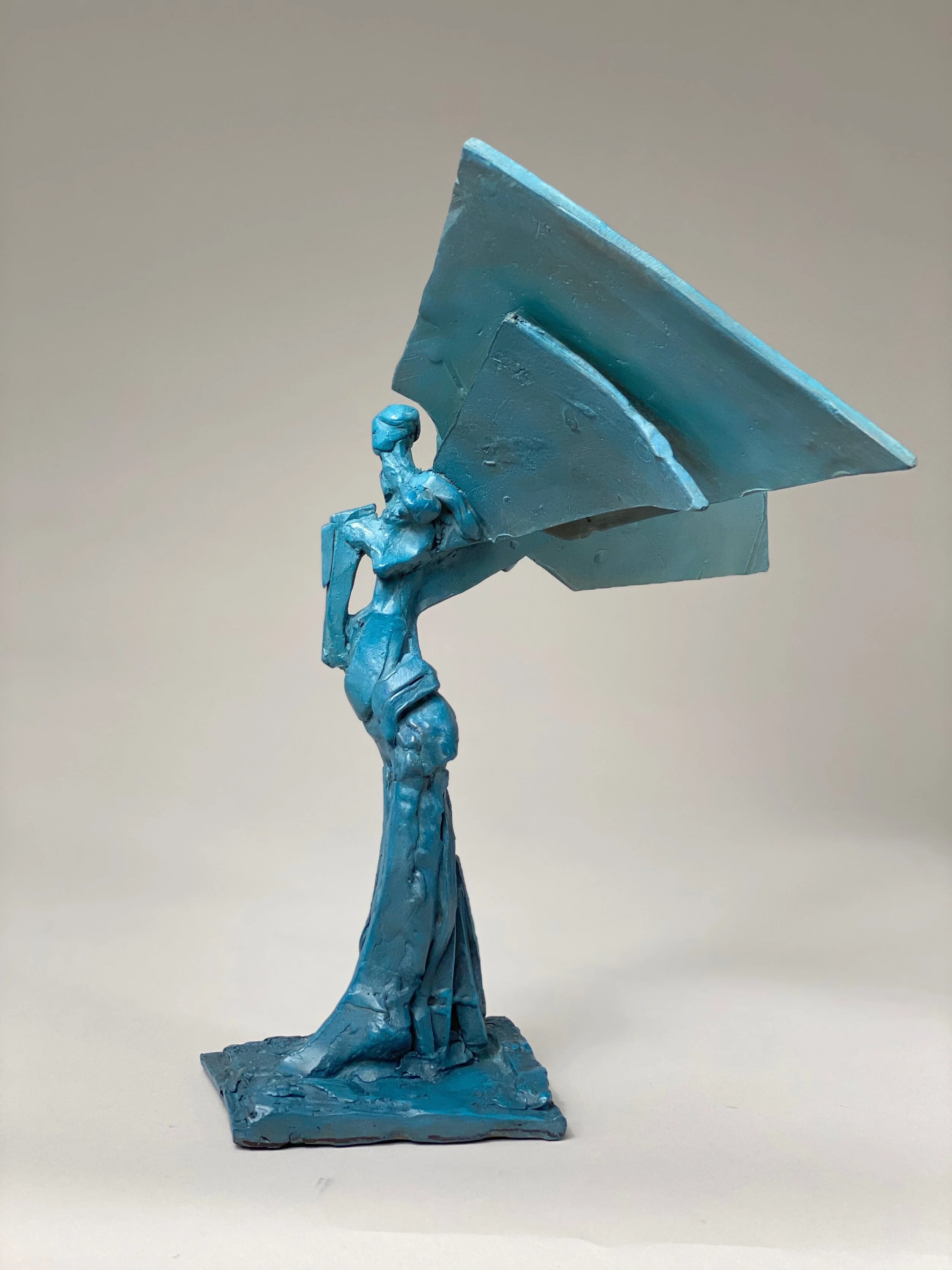 Blue Sharp Geo Wing (right)