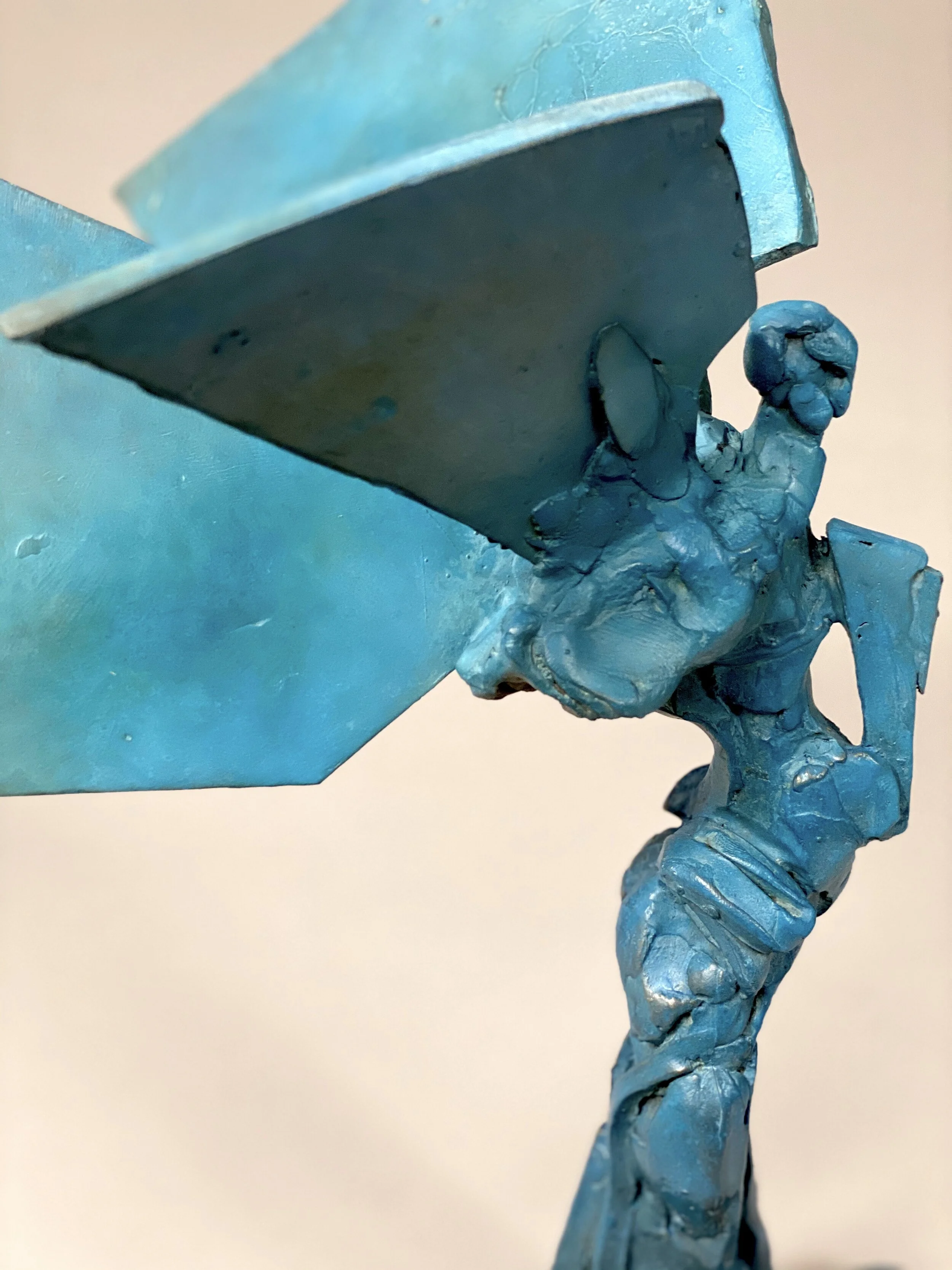 Blue Sharp Geo Wing (detail)