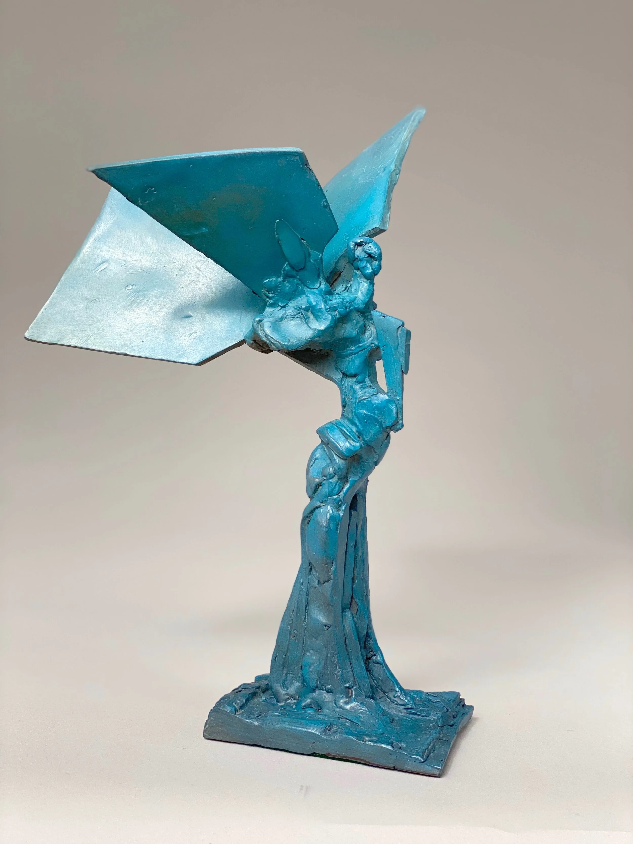 Blue Sharp Geo Wing (left)