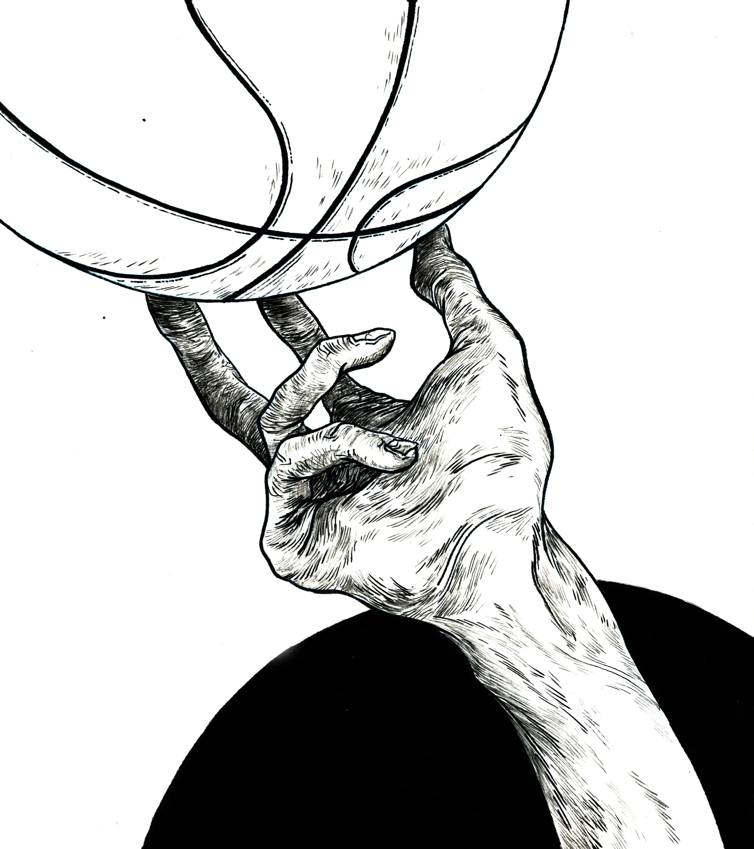 "High Flying Bird" - Inktober