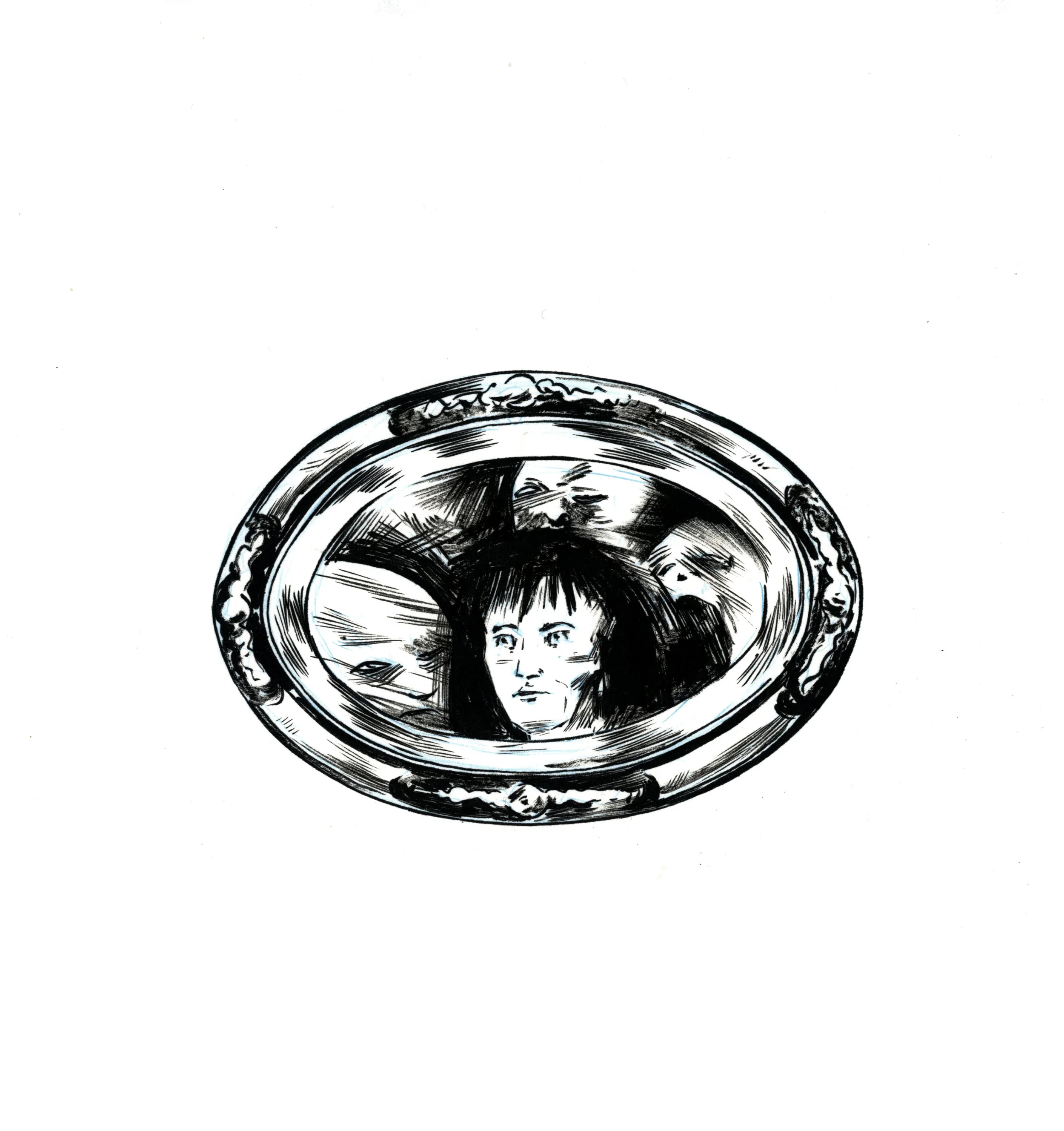 "Deep Red" - Inktober