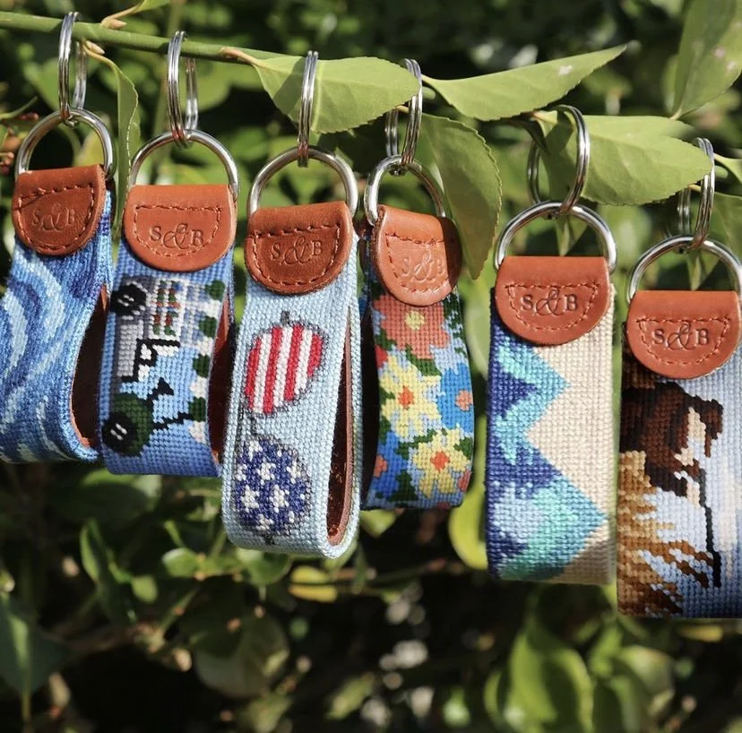 Needlepoint Key Fobs