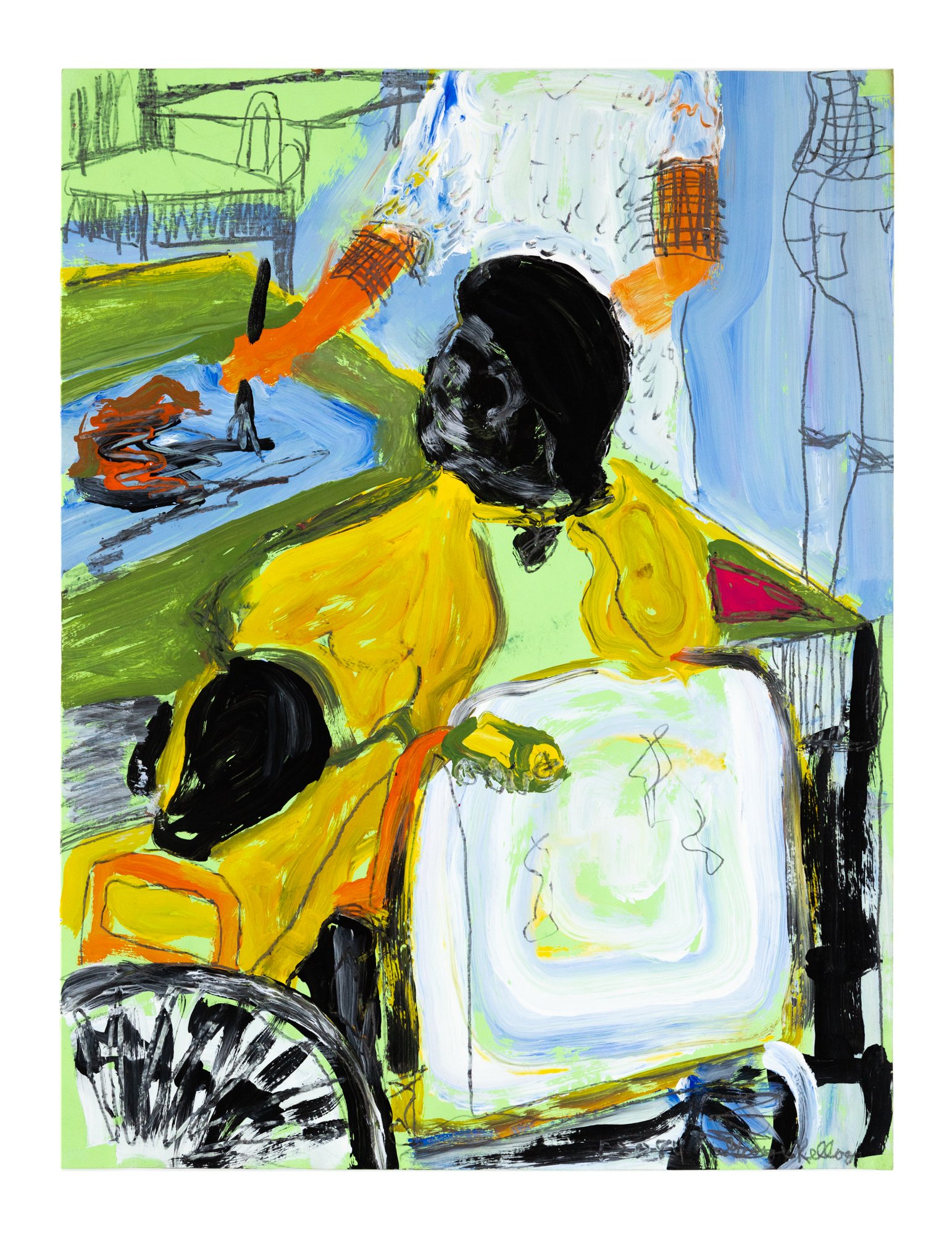 George Kellogg_GK 8 1984_17.5x23 Acrylic on paper.jpg