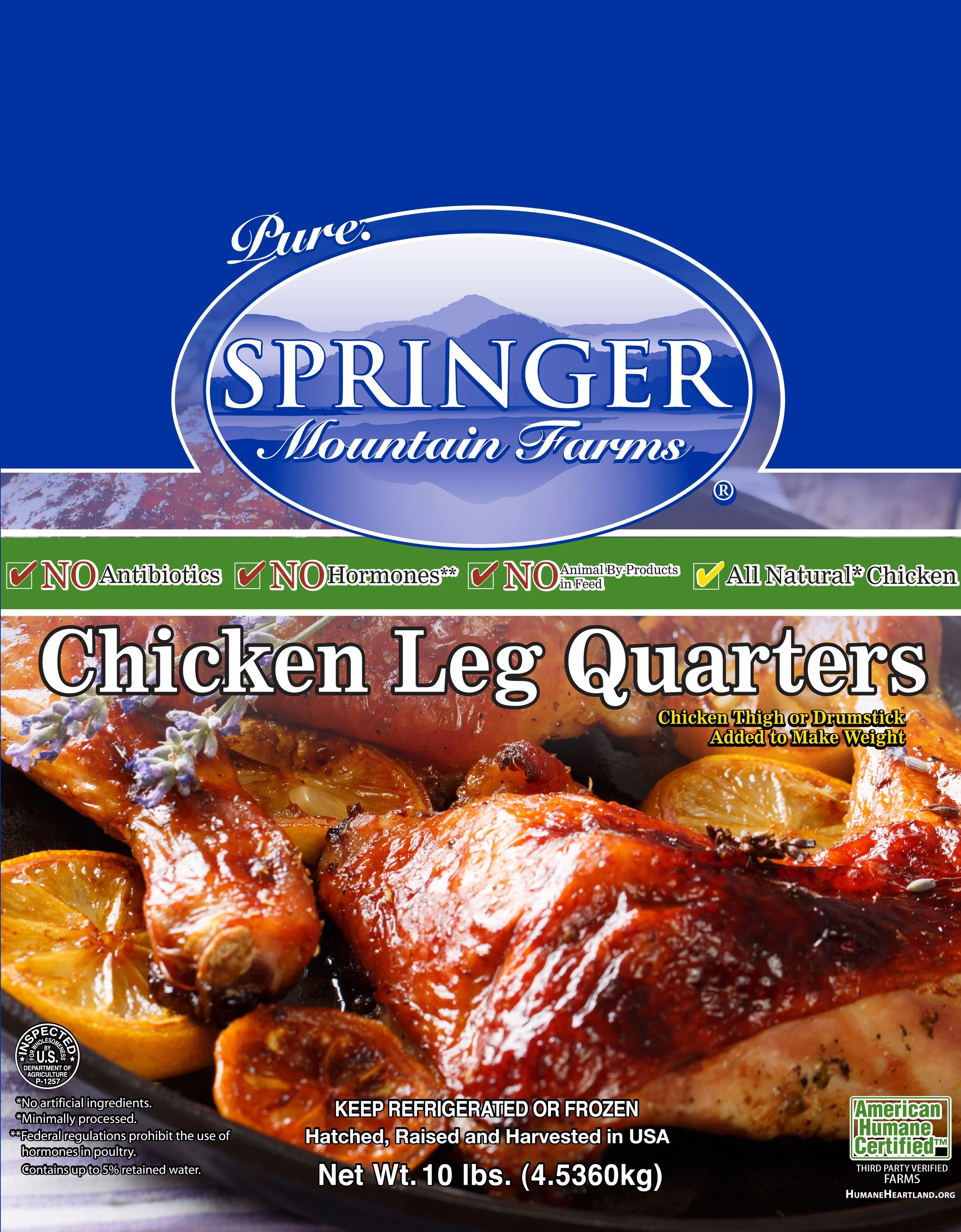 Leg Quarters — Springer Mountain Farms