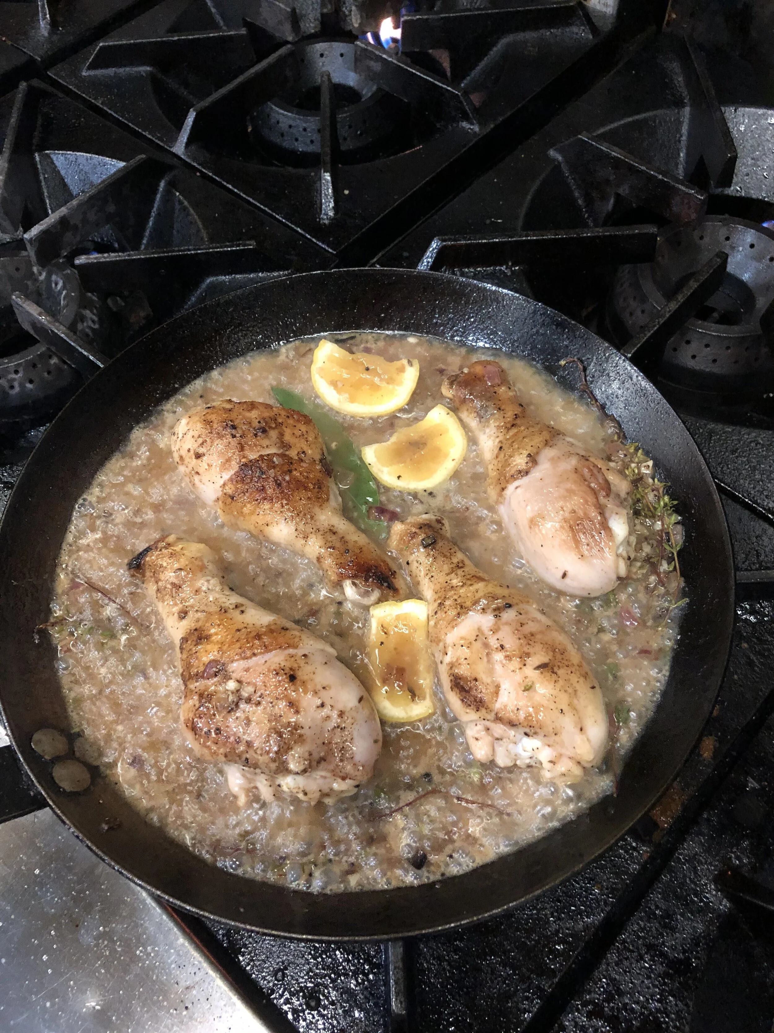 White Wine Braised Chicken Drumsticks — Springer Mountain Farms
