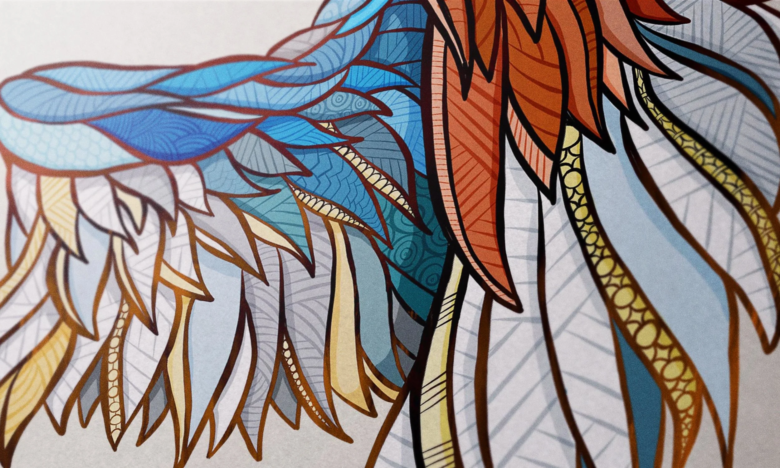 Wings of Power Close Up