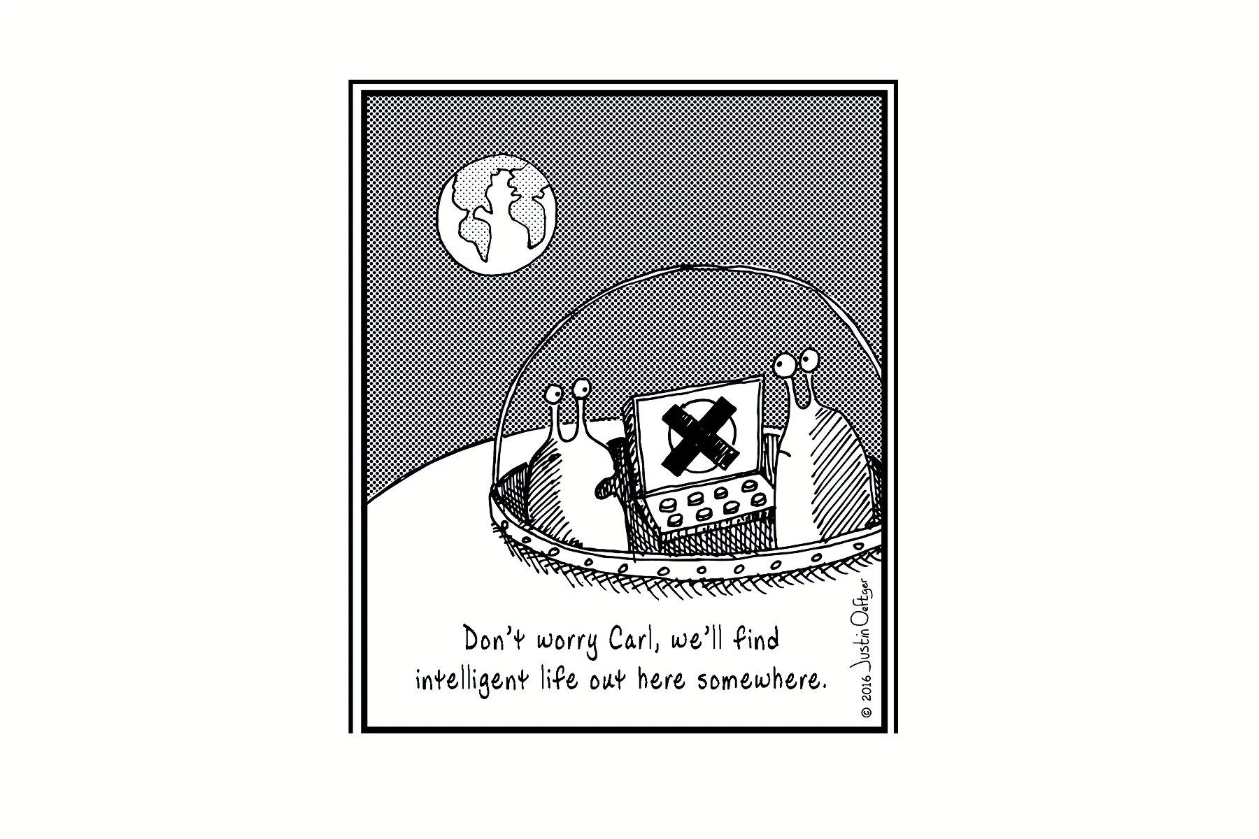 No Intelligent Life Comic by Justin Oeftger