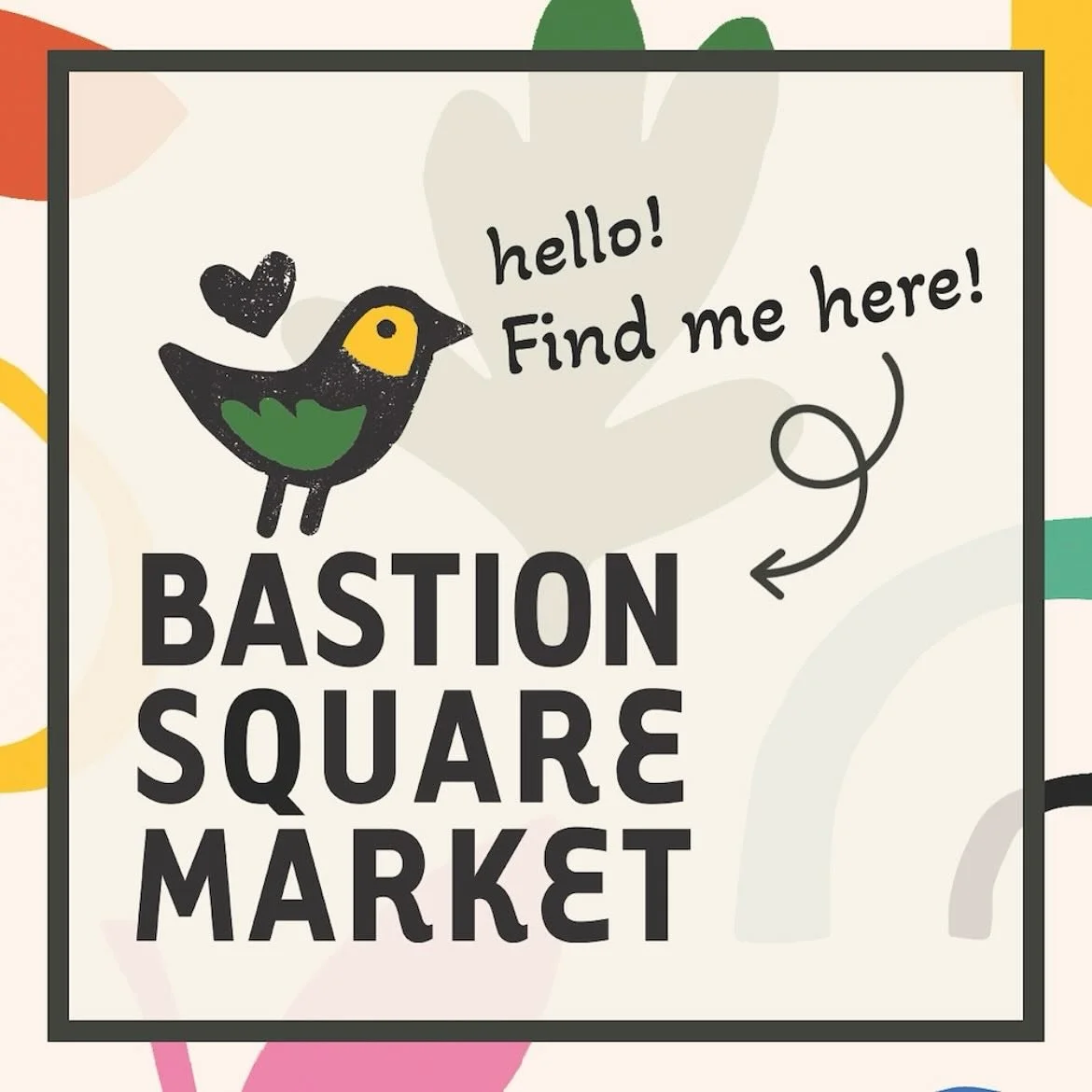 We&rsquo;re back! The @bastionsquare.market is up and running: TODAY thru Sunday 11-5 ☀️ See you in the square. #localyyj #yyj #shoplocalyyj #downtownyyj #bastionsquare #bastionsquaremarket #robincrossman #cartoonist #localartyyj #shopyyj #shoplocals