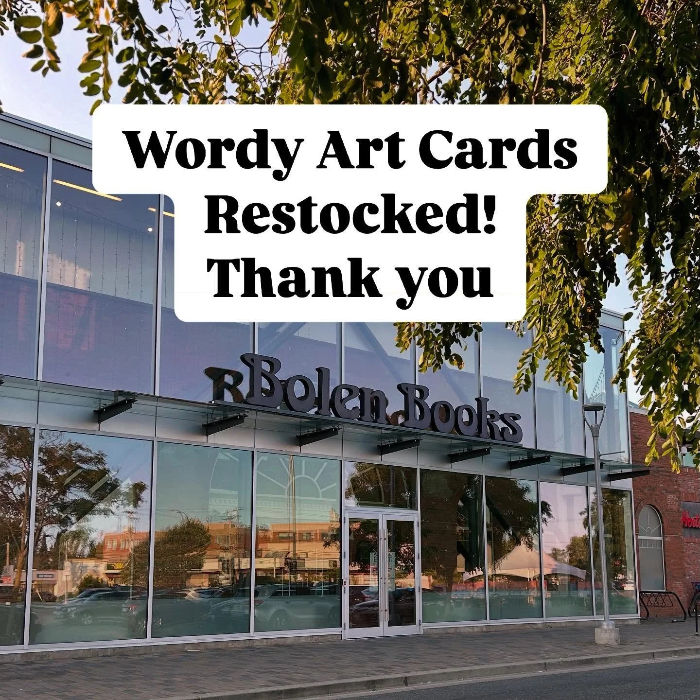 Bolen Books has been a home to my work for years. I&rsquo;m so grateful for all of the laughs, discoveries, and connections that have come from our retail partnership. @bolenbooks @hillsidecentre #bolenbooks #bolenbookstore #hillside #hillsidecentre 