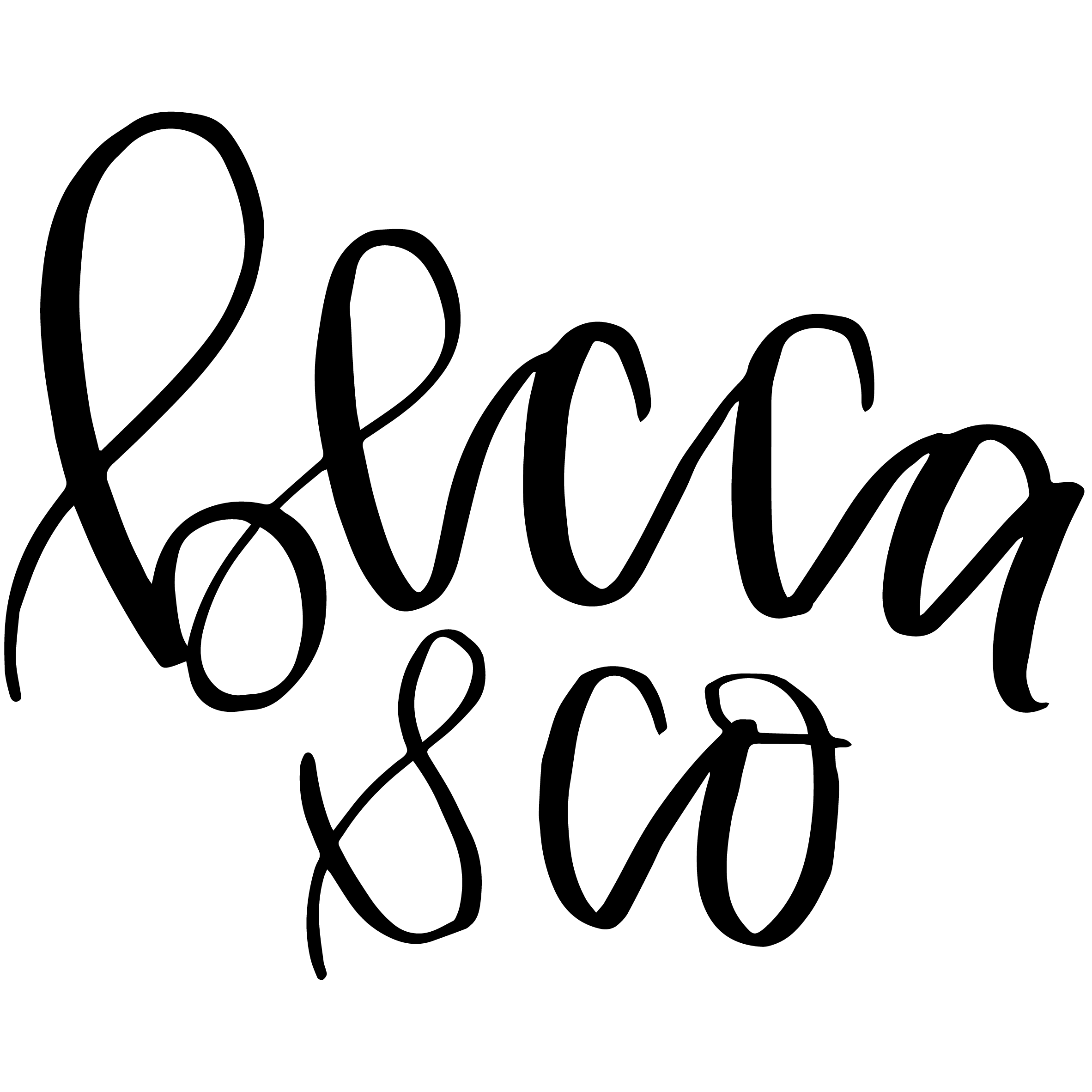 beccaxcompany | graphic design &amp; lettering