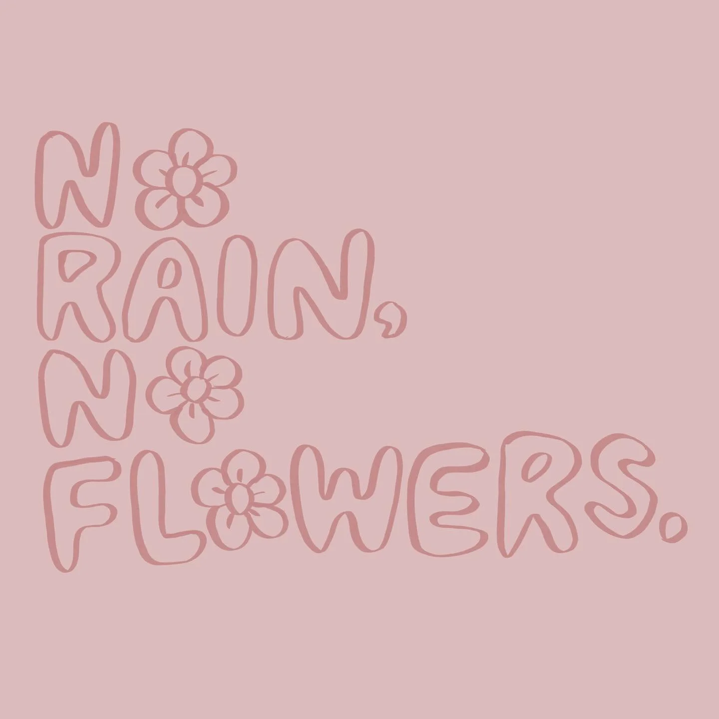 No rain, no flowers 🌸🌷🌻

#procreate #handlettering #graphicdesigner #aesthetic #retro