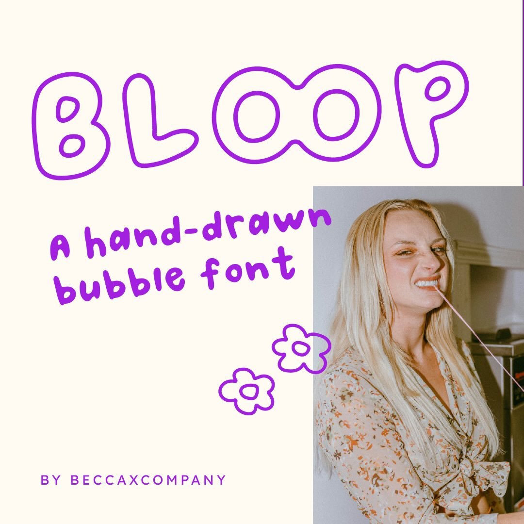 My newest creation 💅🏼

Link to Etsy in bio.

#typeface #bubblefont #designer #handdrawnfont #customfont
