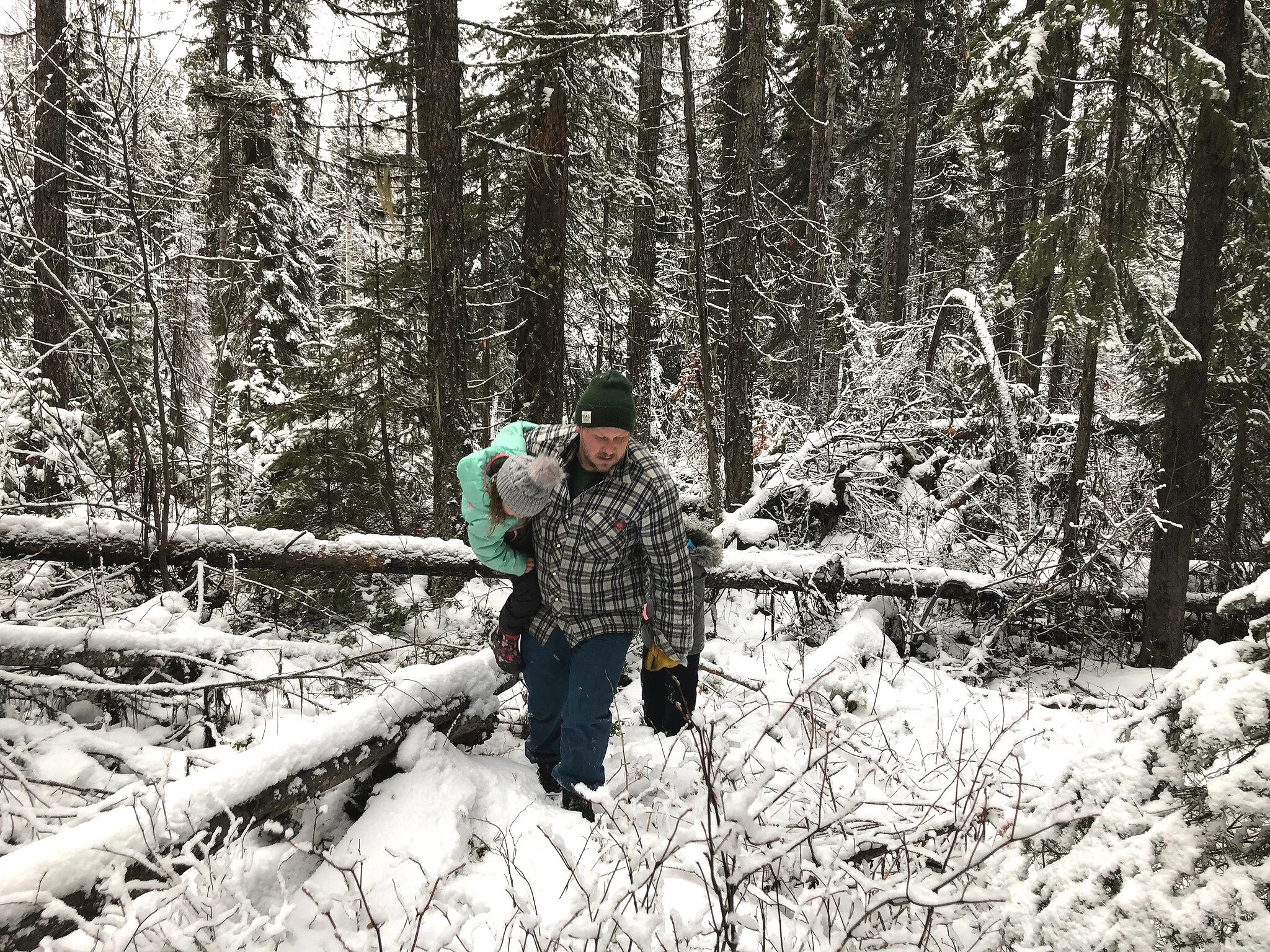 Lots of carrying of children happened