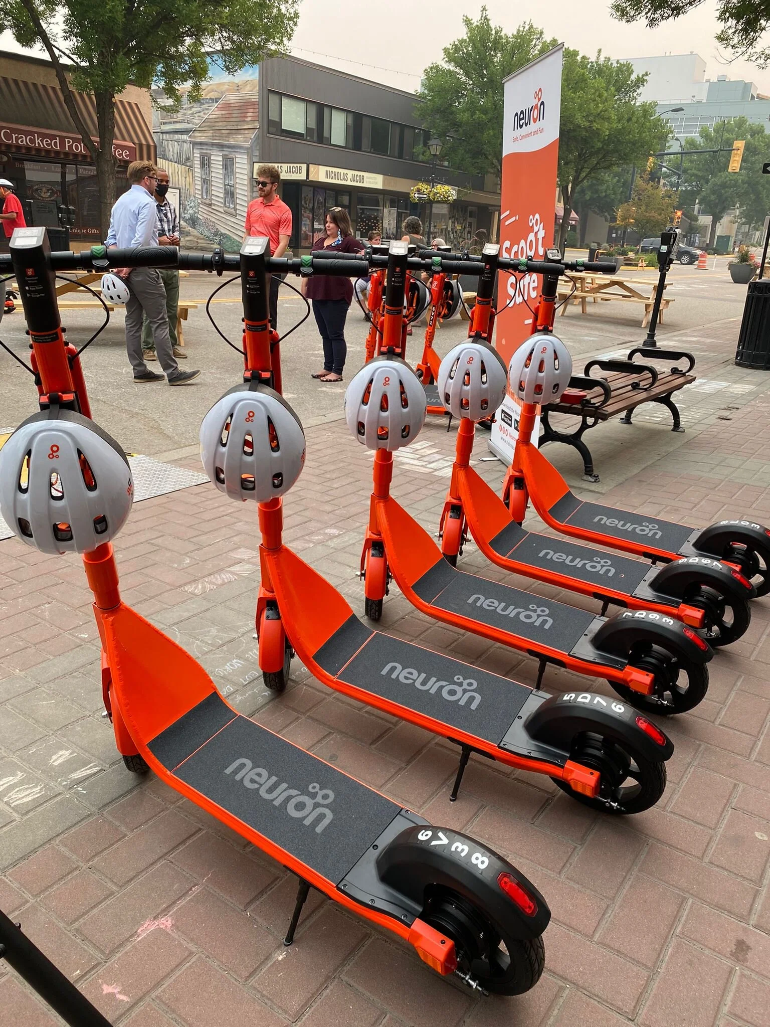 Neuron Canada electric scooter program launches Downtown Vernon! — Do
