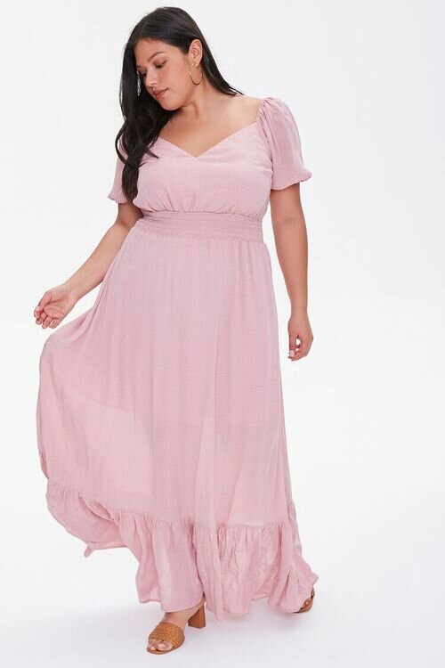 plus size senior session dress idea