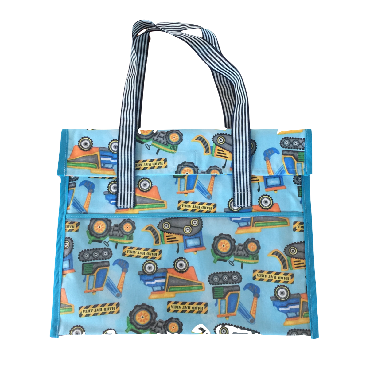 Navy Stripes (Construction Front folded view)