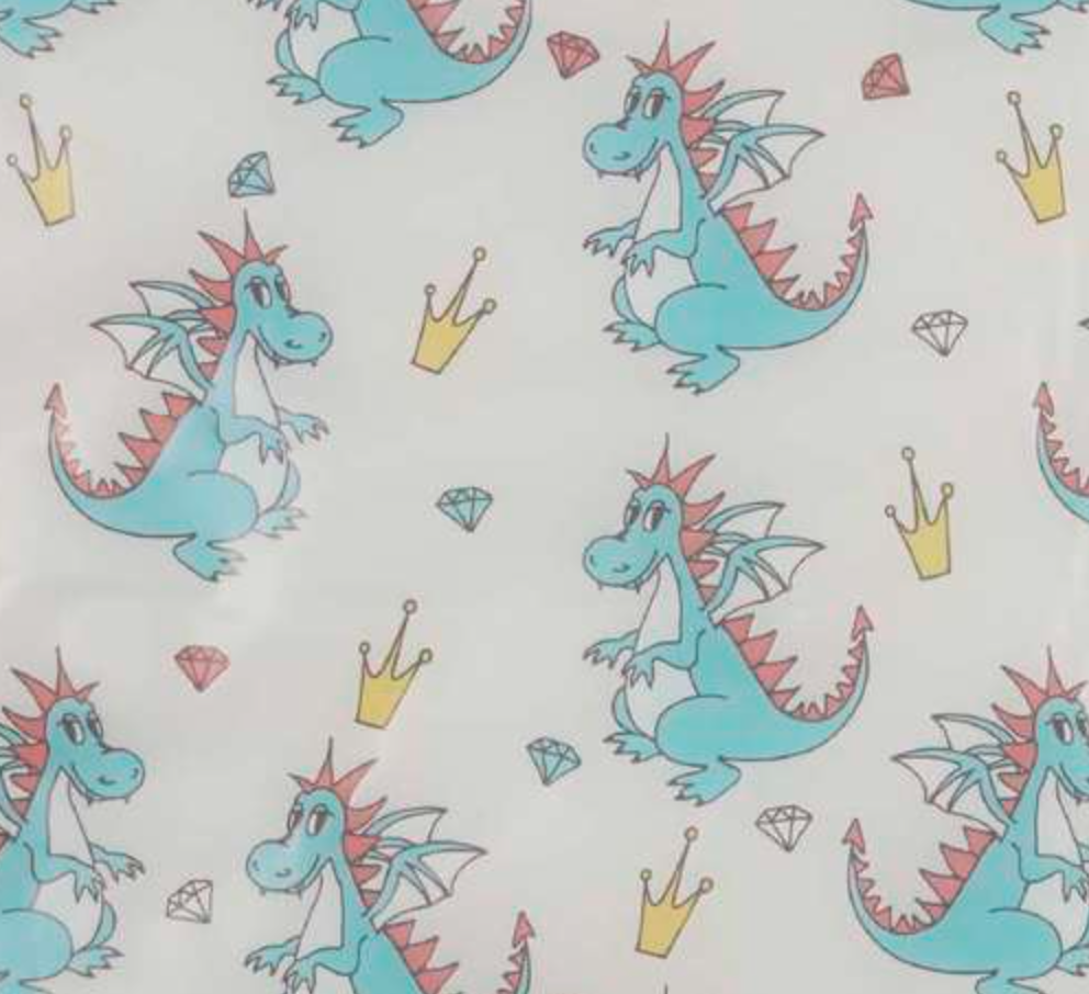 Dragons &amp; Jewels - Printed Latex