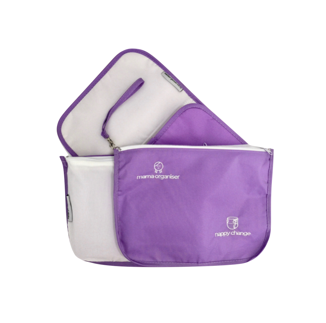 Nappy Bag Pouch with Change Mat