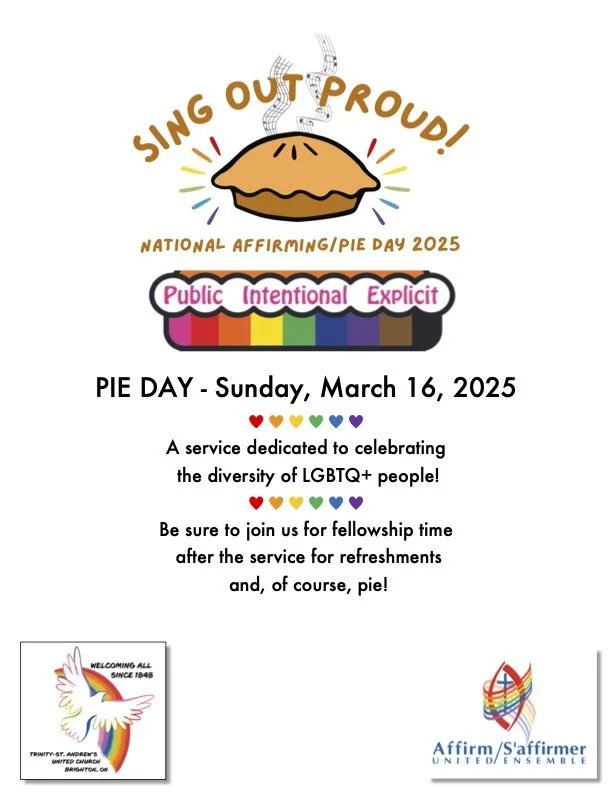 PIE Day worship service - Trinity-St. Andrew's United Church, Brighton, ON