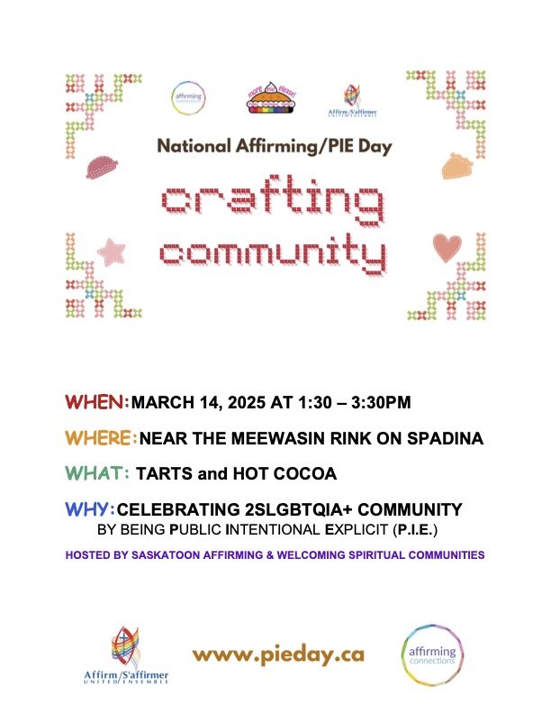 PIE Day Saskatoon - Saskatoon Affirming Ministries, SK