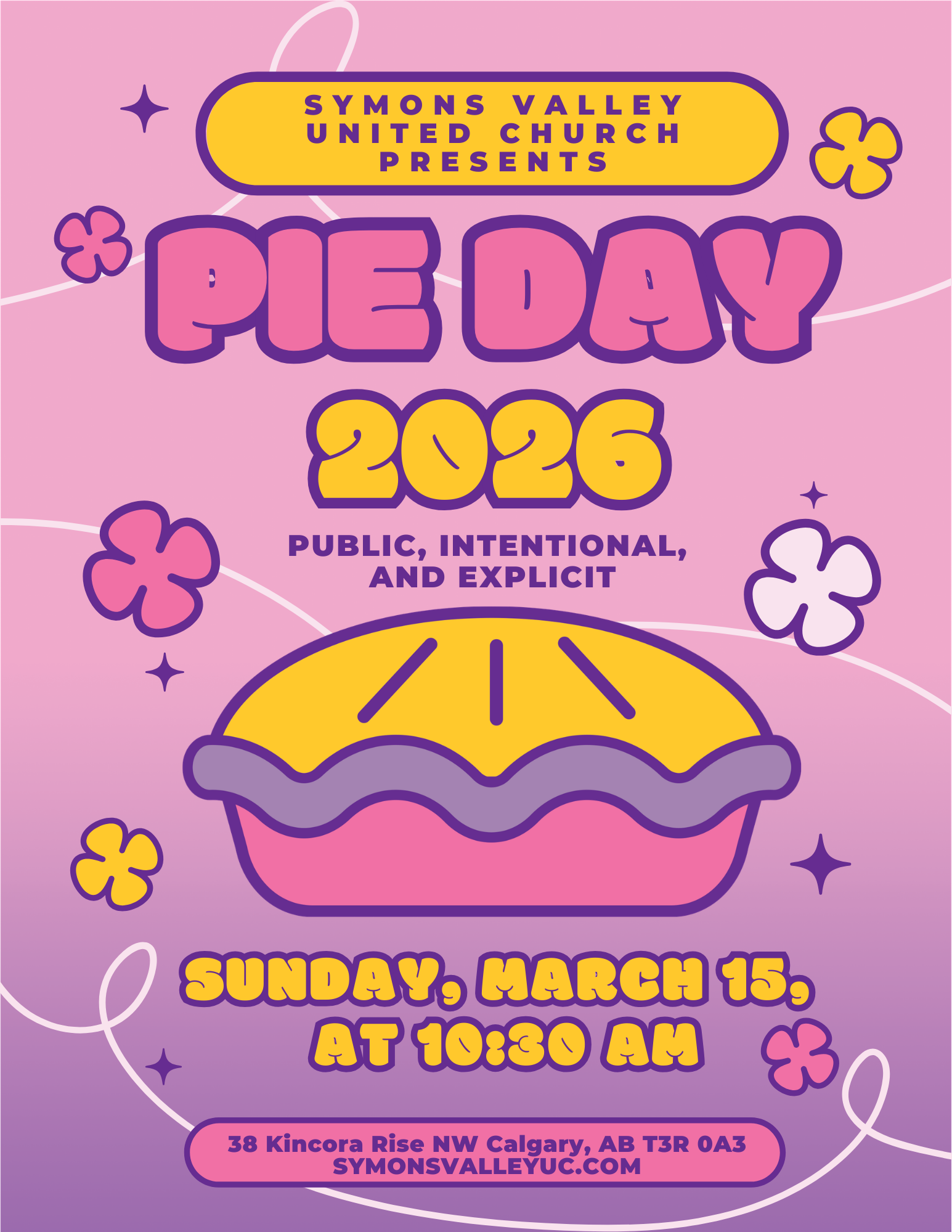 PIE Sunday at SVUC - Symons Valley United Church, Calgary, AB