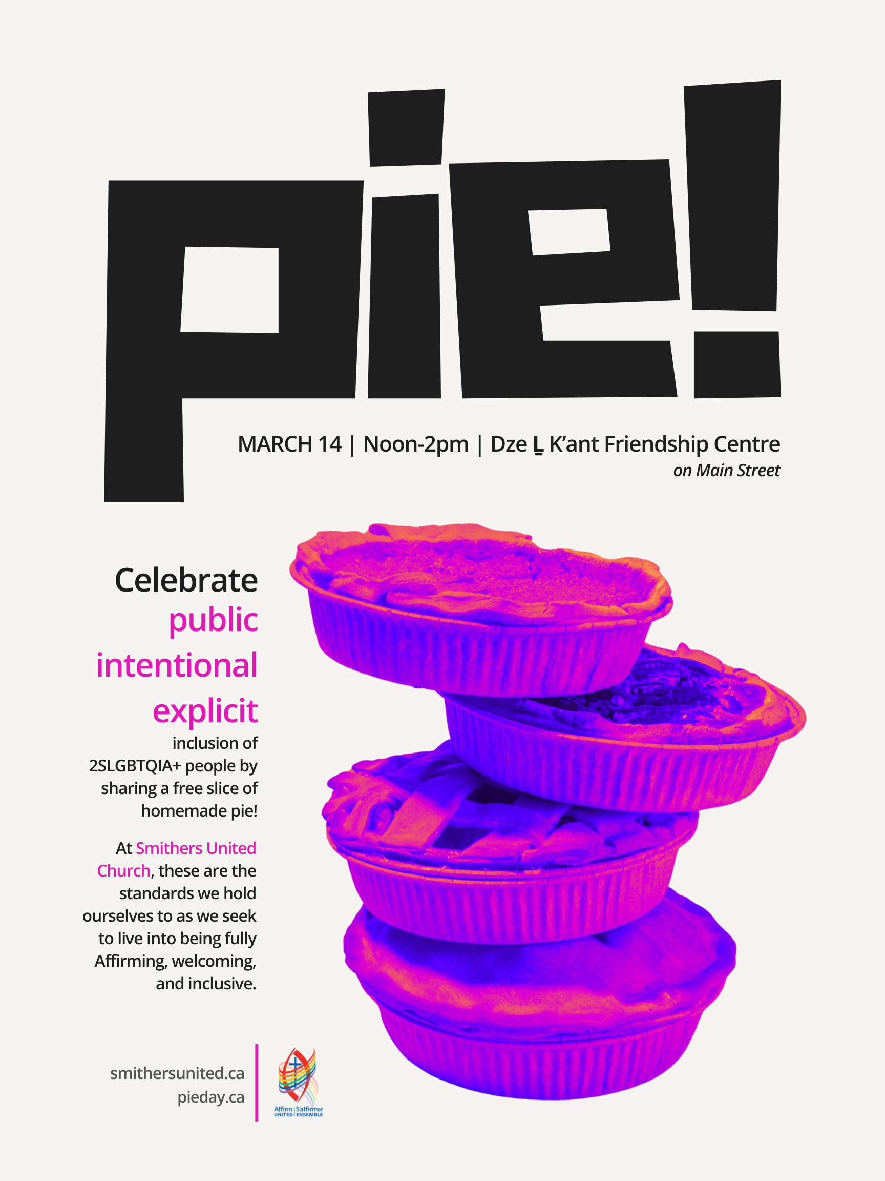National Affirming PIE Day event - Smithers United Church, Smithers, BC