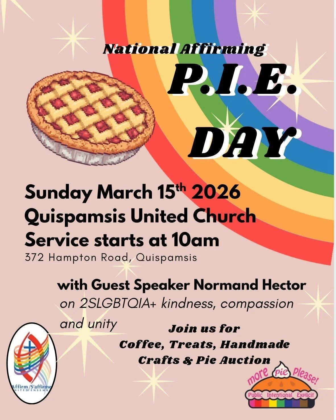 PIE Day - Quispamsis United Church - Quispamsis, NB