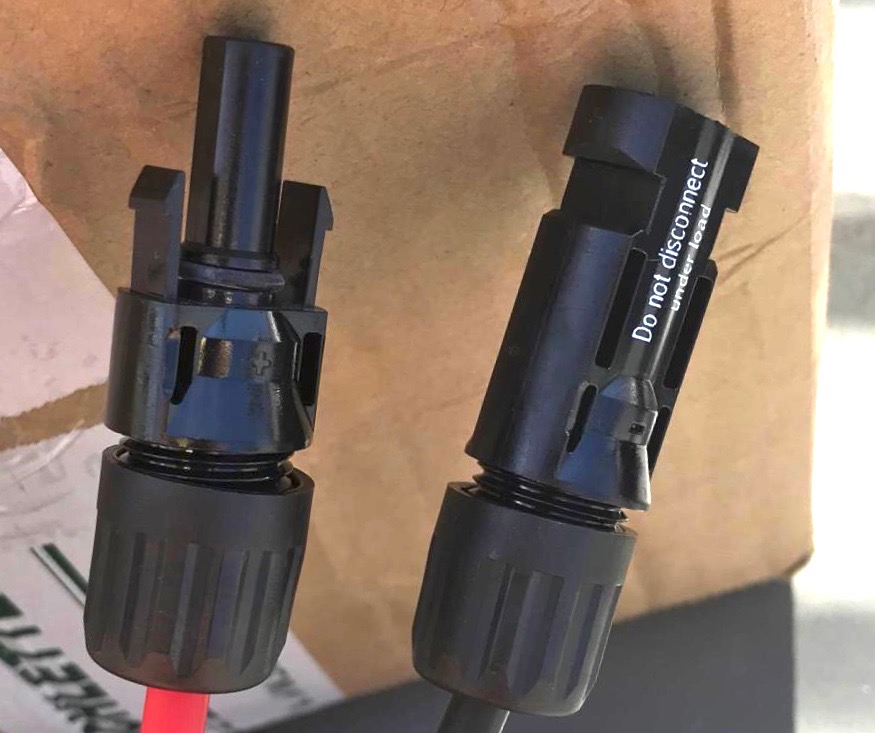 Example of glands that have been tightened but have cross threaded.