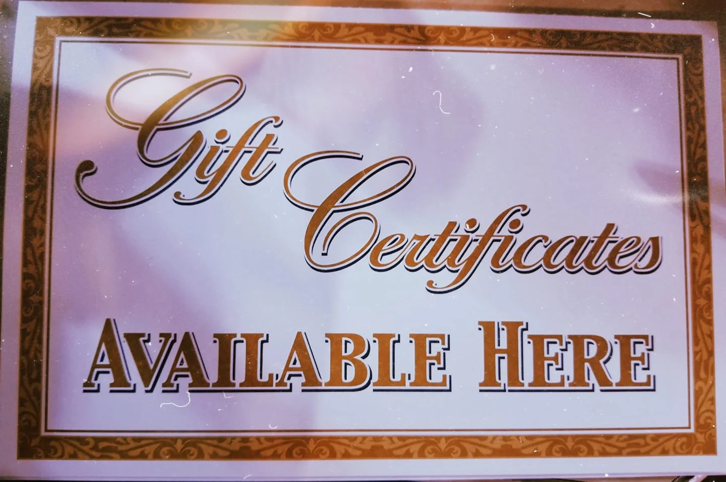 Gift Certificates