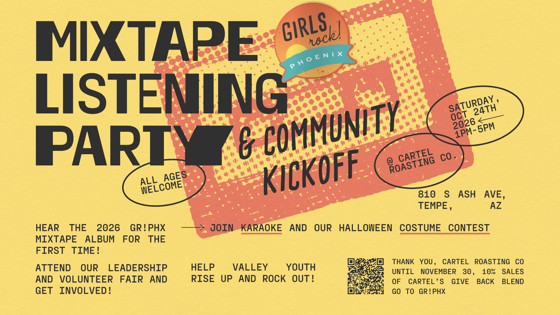 2026 GR!PHX Mixtape Listening Party and Community Kickoff
