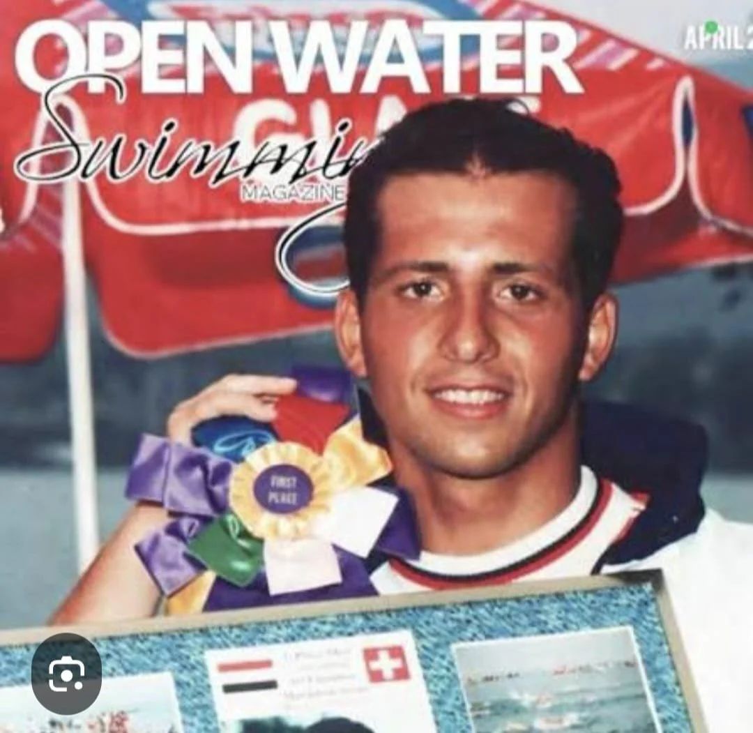 Mohamed Marouf  Lake Zürich Marathon Swim Record
