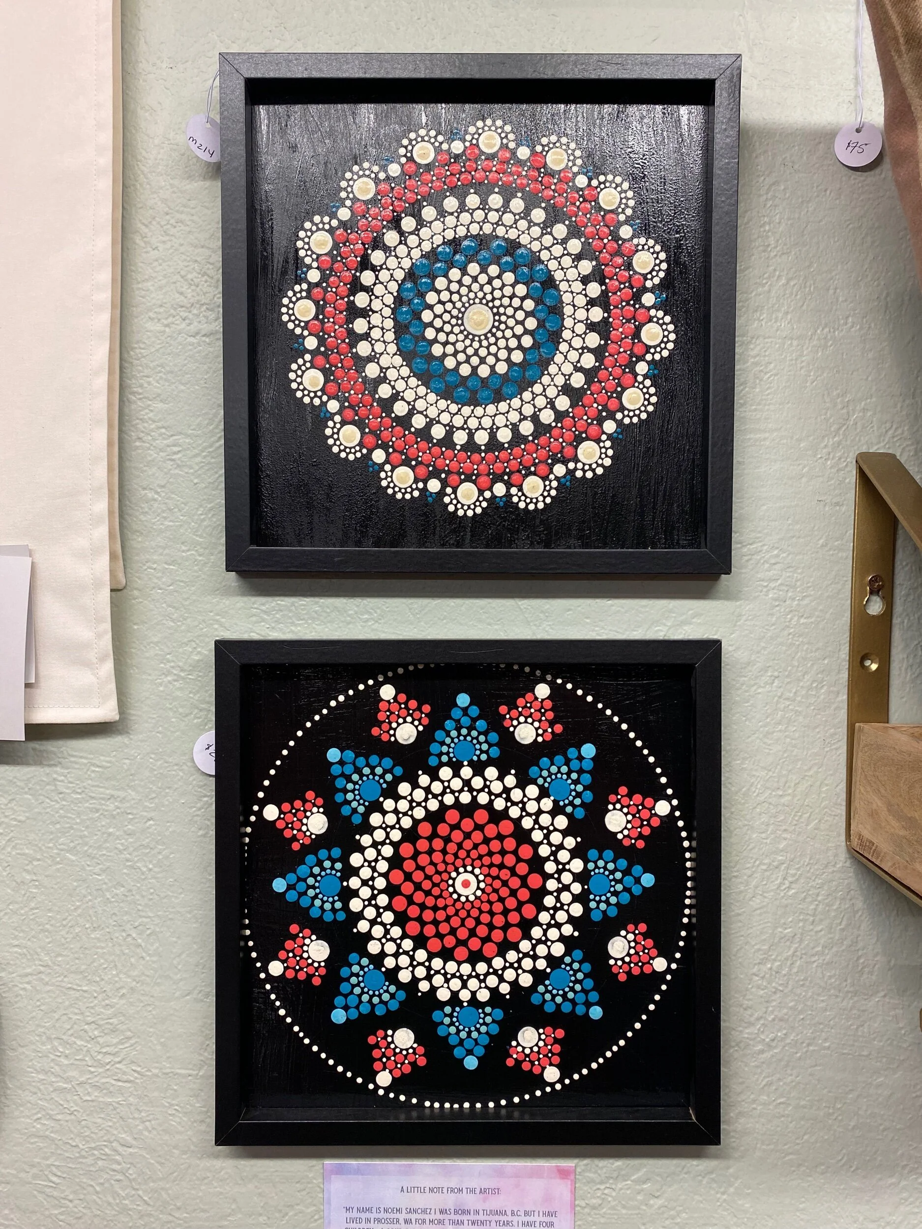 Mandala Wall Art 10x10 Wood