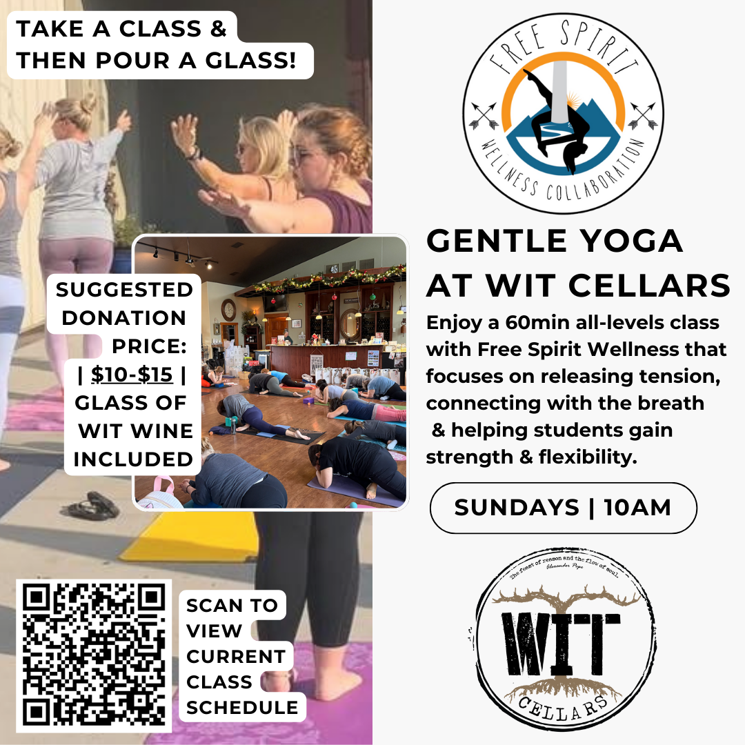 Gentle Yoga Community Class at WIT Cellars 