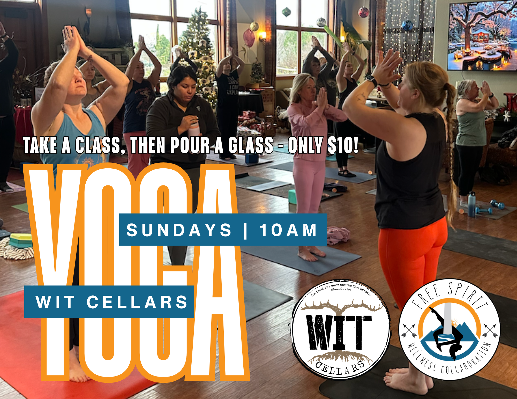 Gentle Yoga Community Class at WIT Cellars  