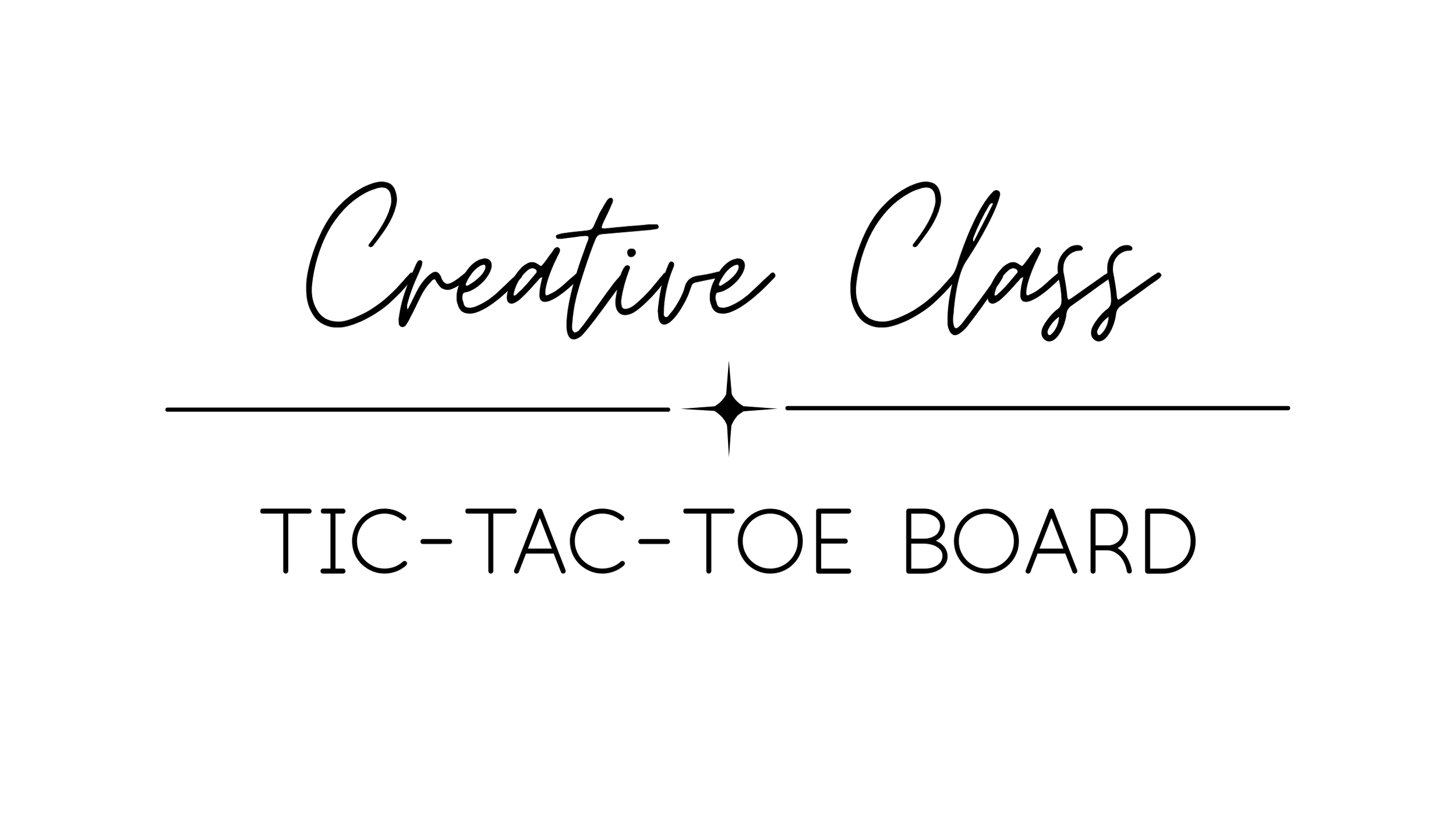 Give It A Try (Clay): Tic Tac Toe Board